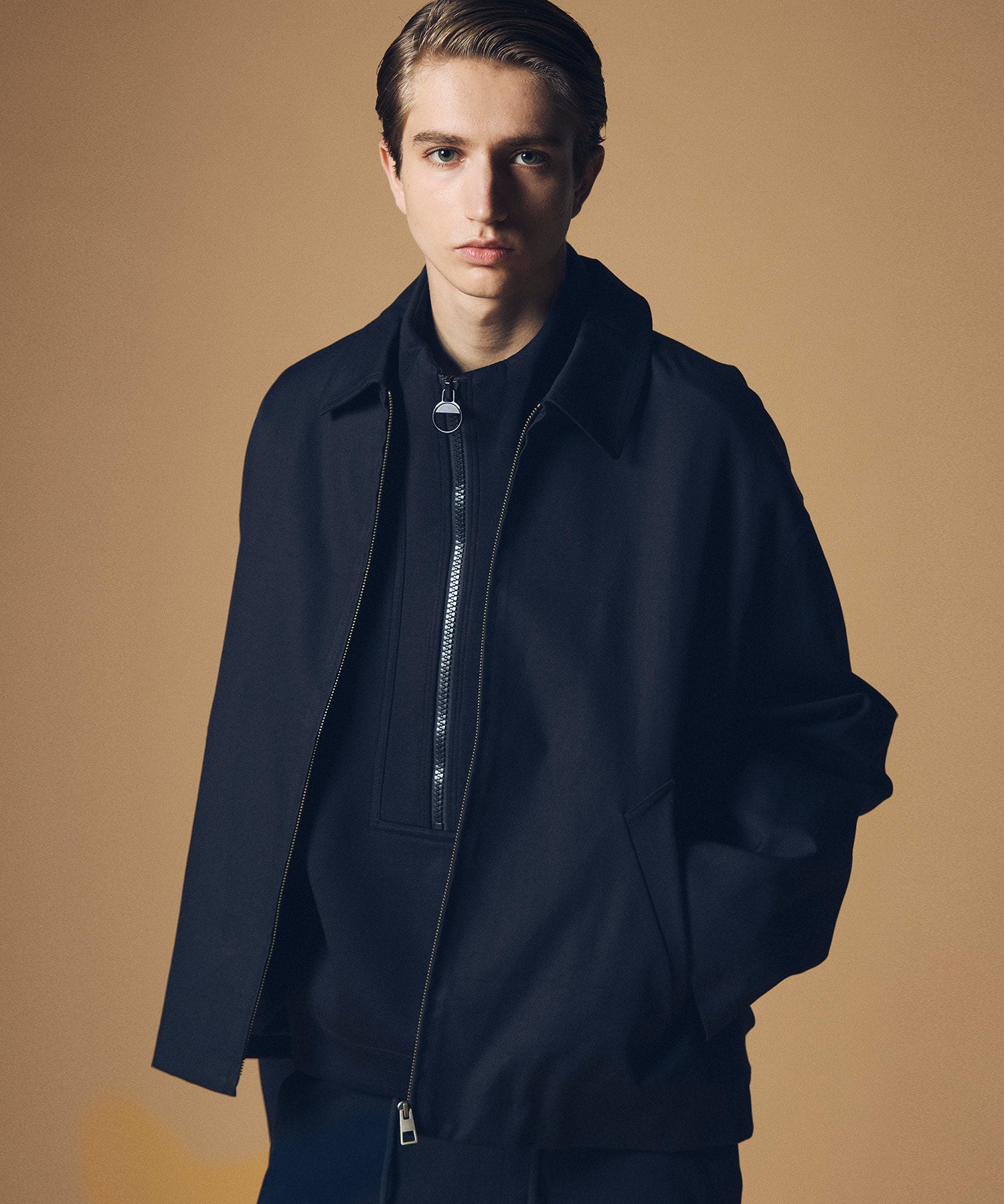 【12月上旬お届け予約商品】バックプリーツショートジャケット