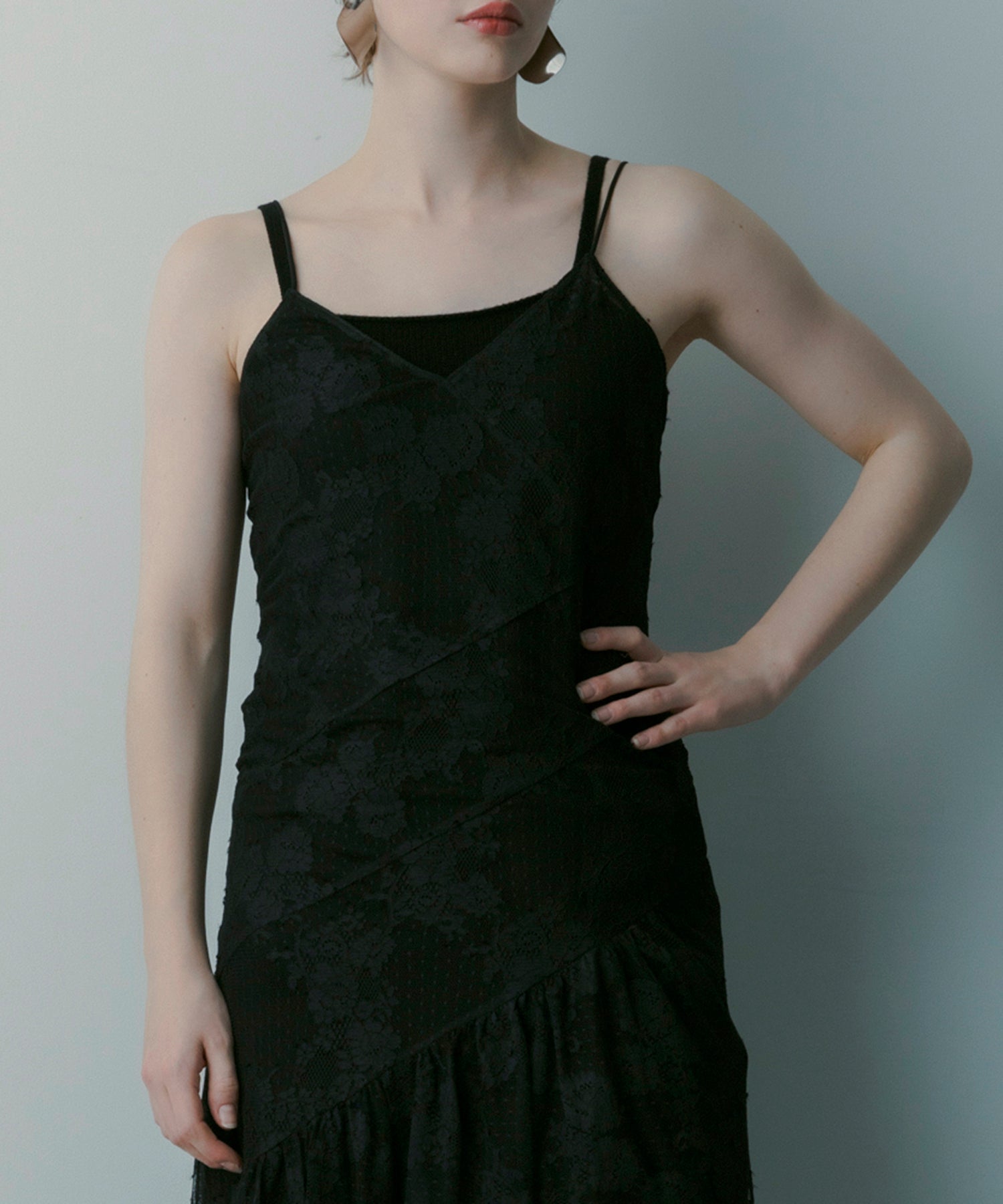 総レースマーメイドドレス