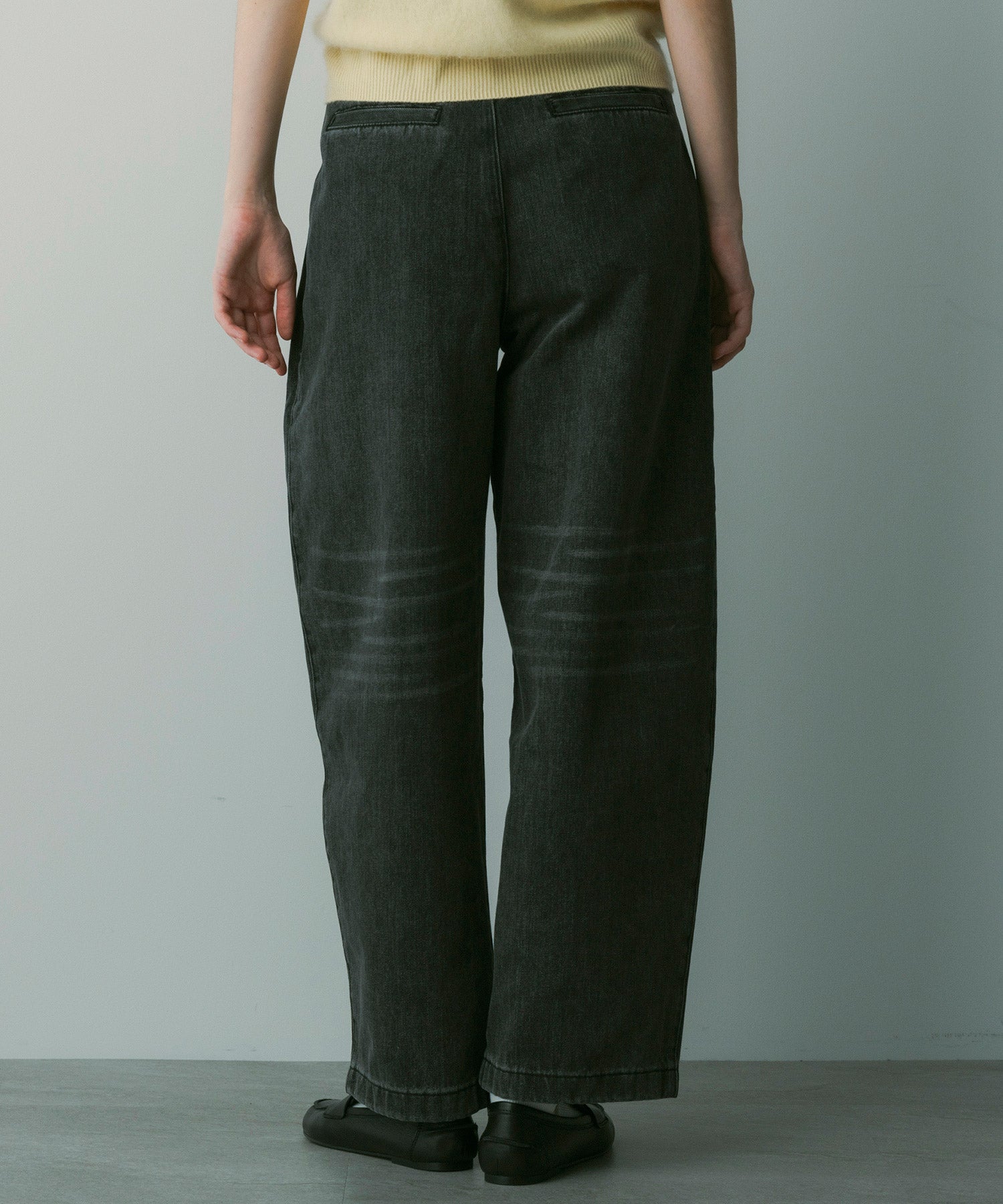 【3月中旬お届け予約商品】ヴィンテージウォッシュデニムパンツ