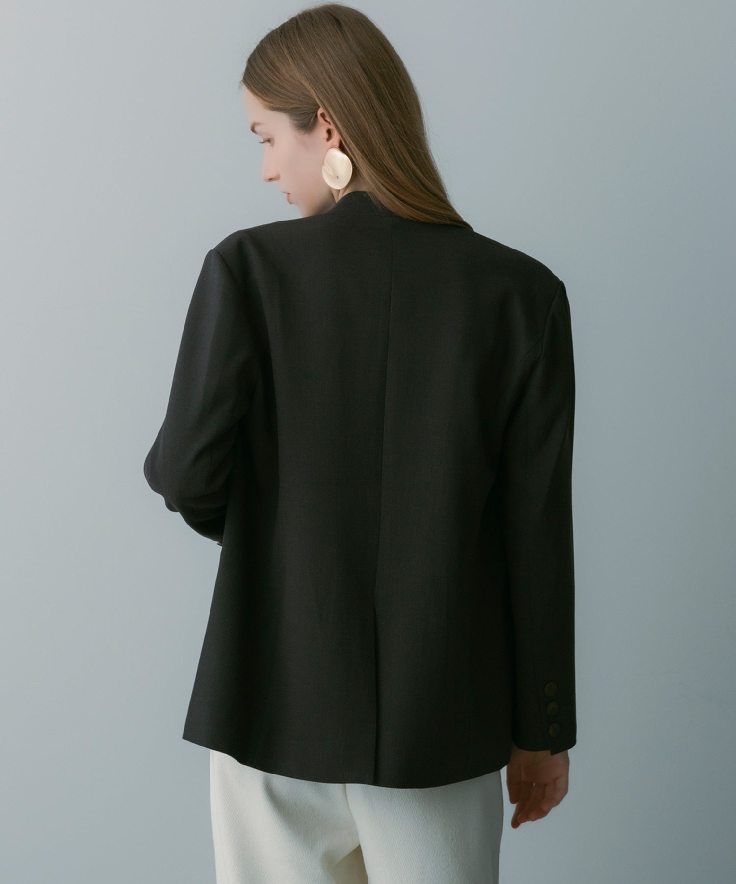 【3月中旬お届け予約商品】ノーカラージャケット