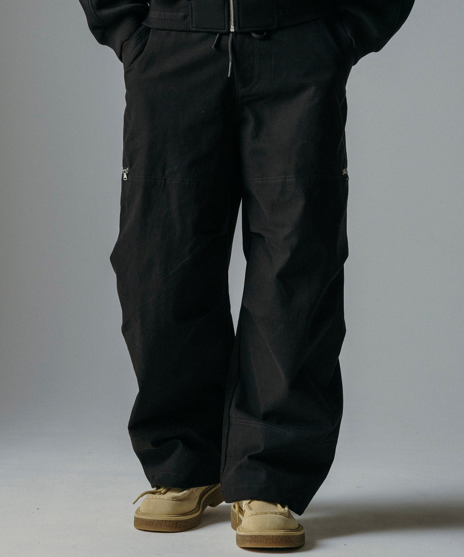 ワイドストレート カーゴパンツ