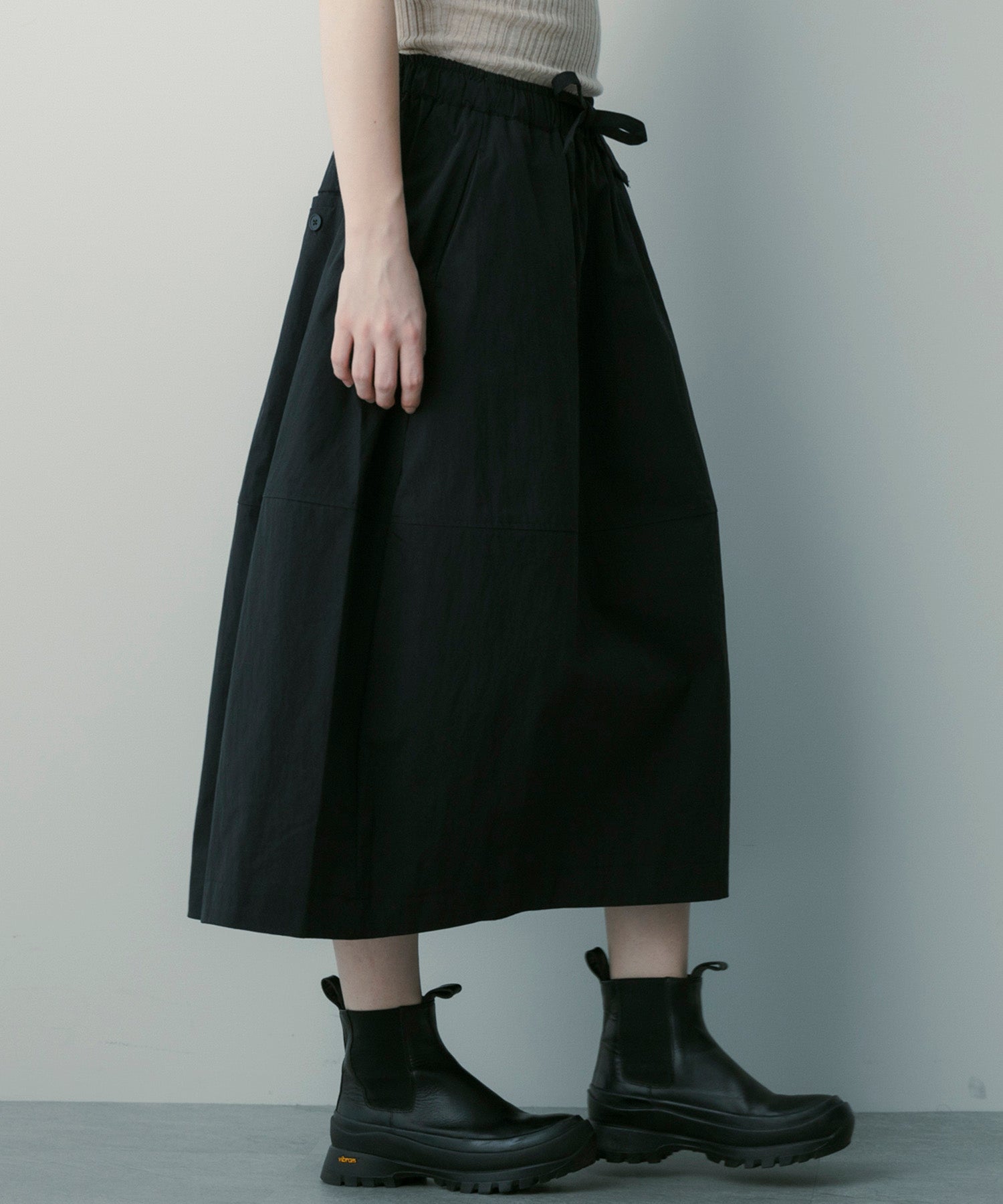 コットンフレアスカート