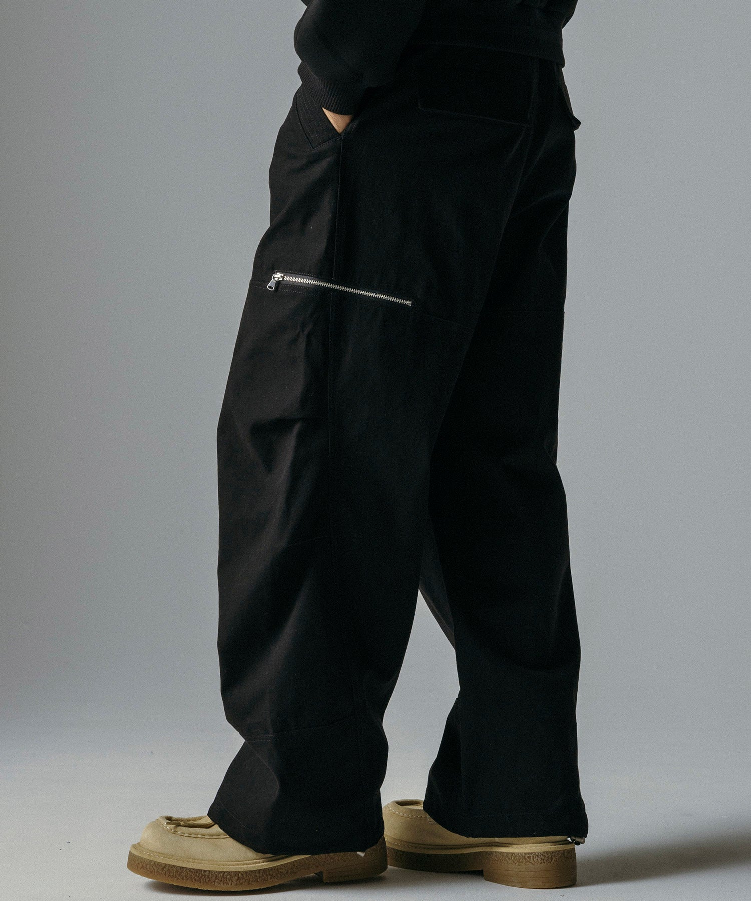 ワイドストレート カーゴパンツ