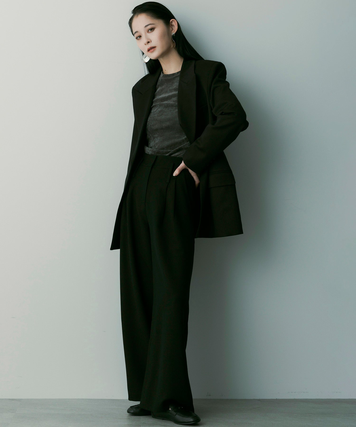 【12月上旬お届け予約商品】ウールブレンド ピークドラペルジャケット