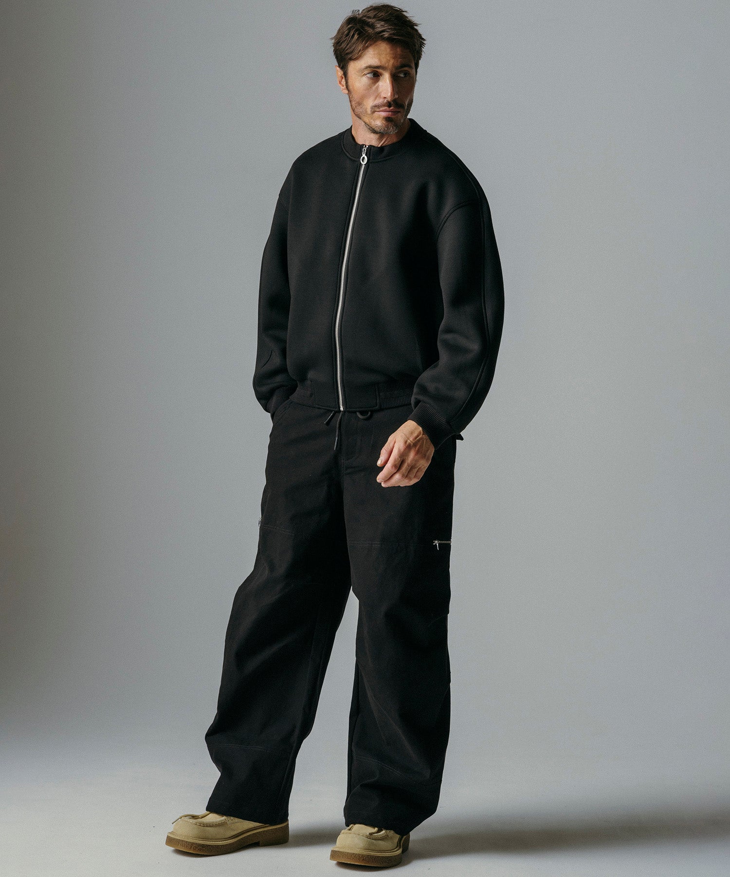 ワイドストレート カーゴパンツ