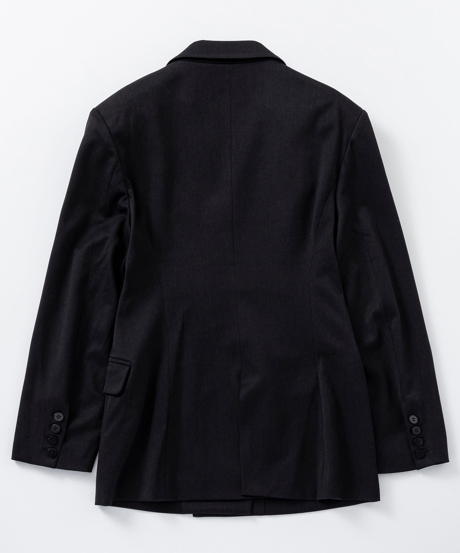 ウールブレンド ピークドラペルジャケット