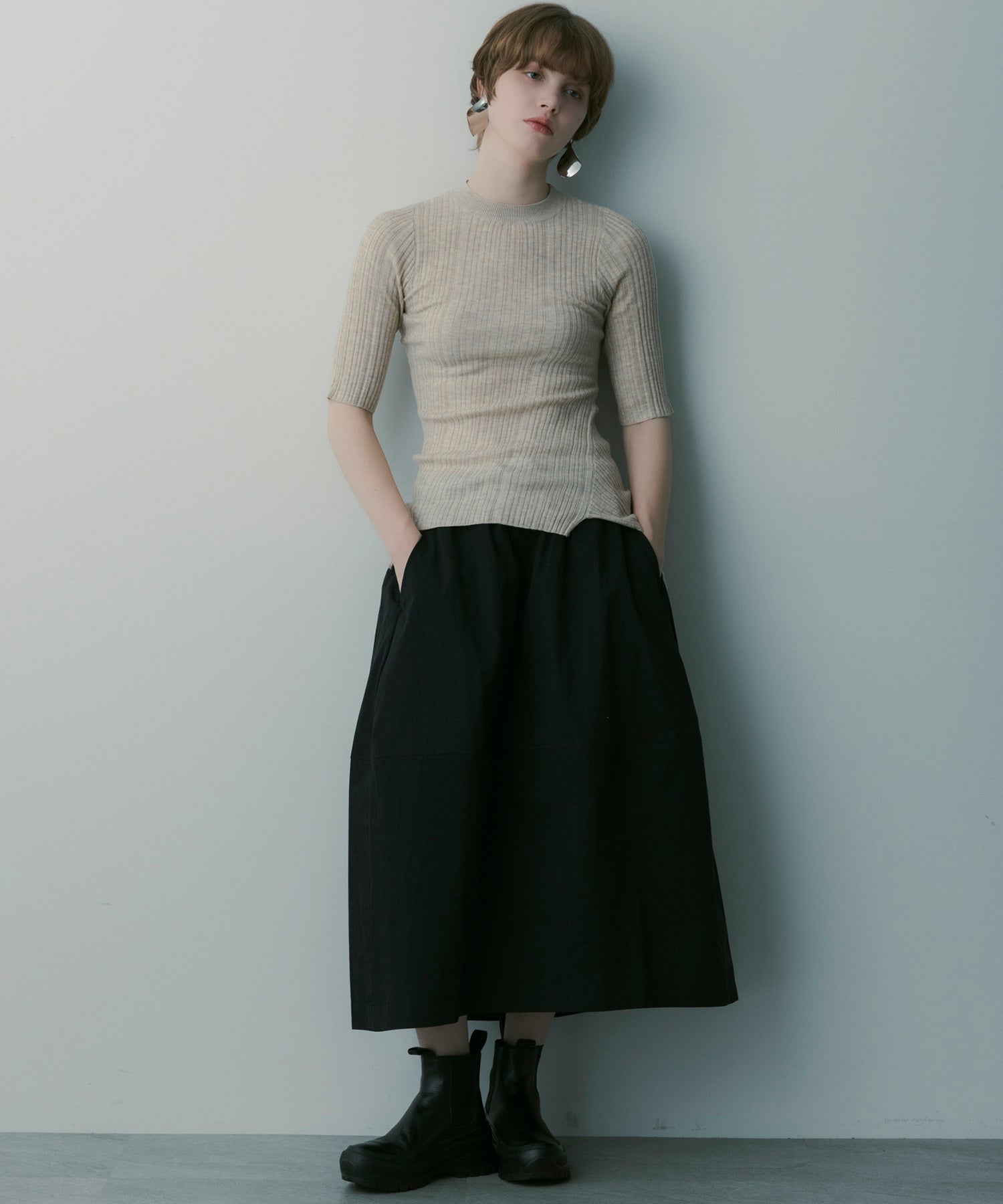コットンフレアスカート