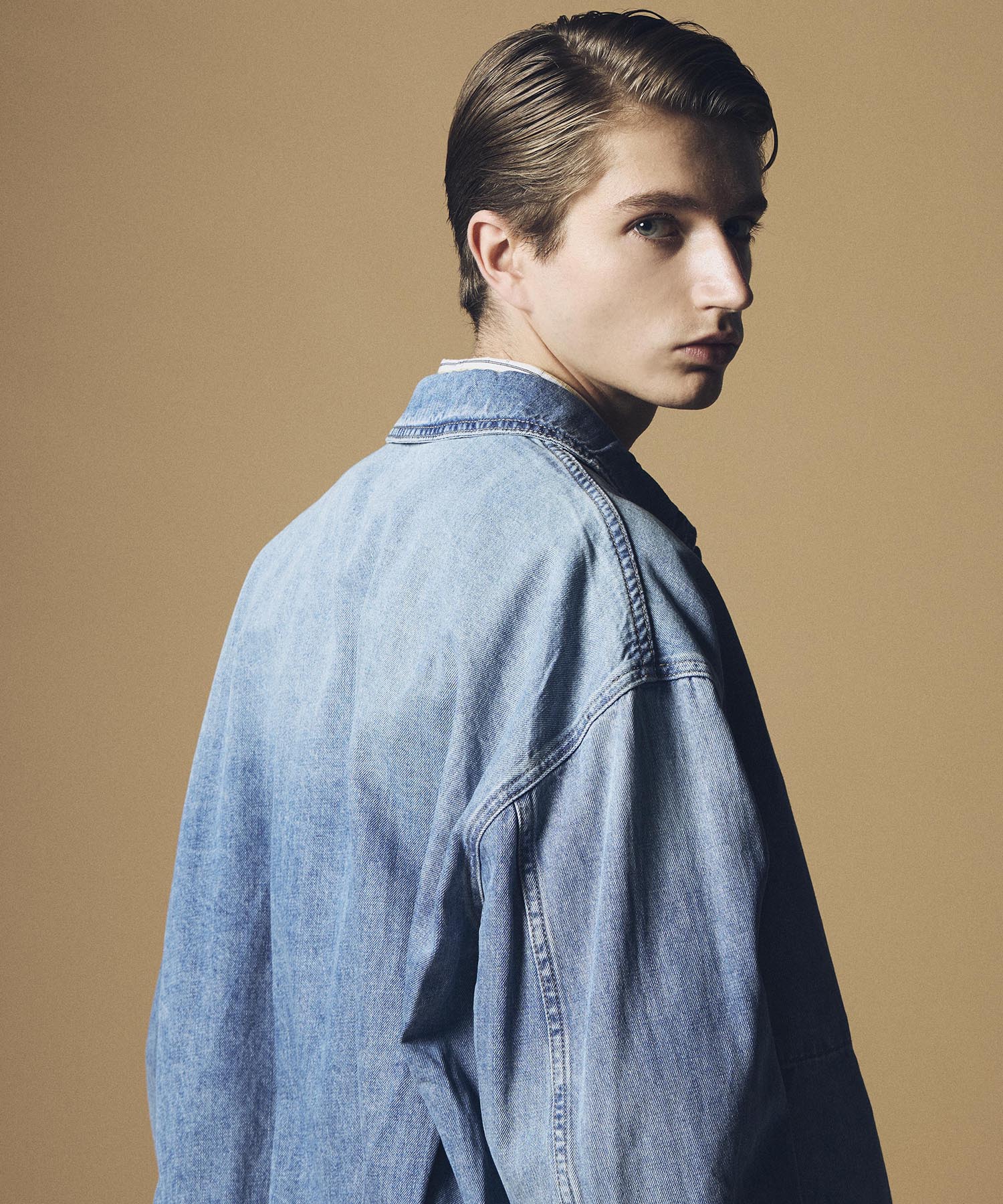 【12月上旬お届け予約商品】ウォッシュド ビッグシルエット デニムジャケット