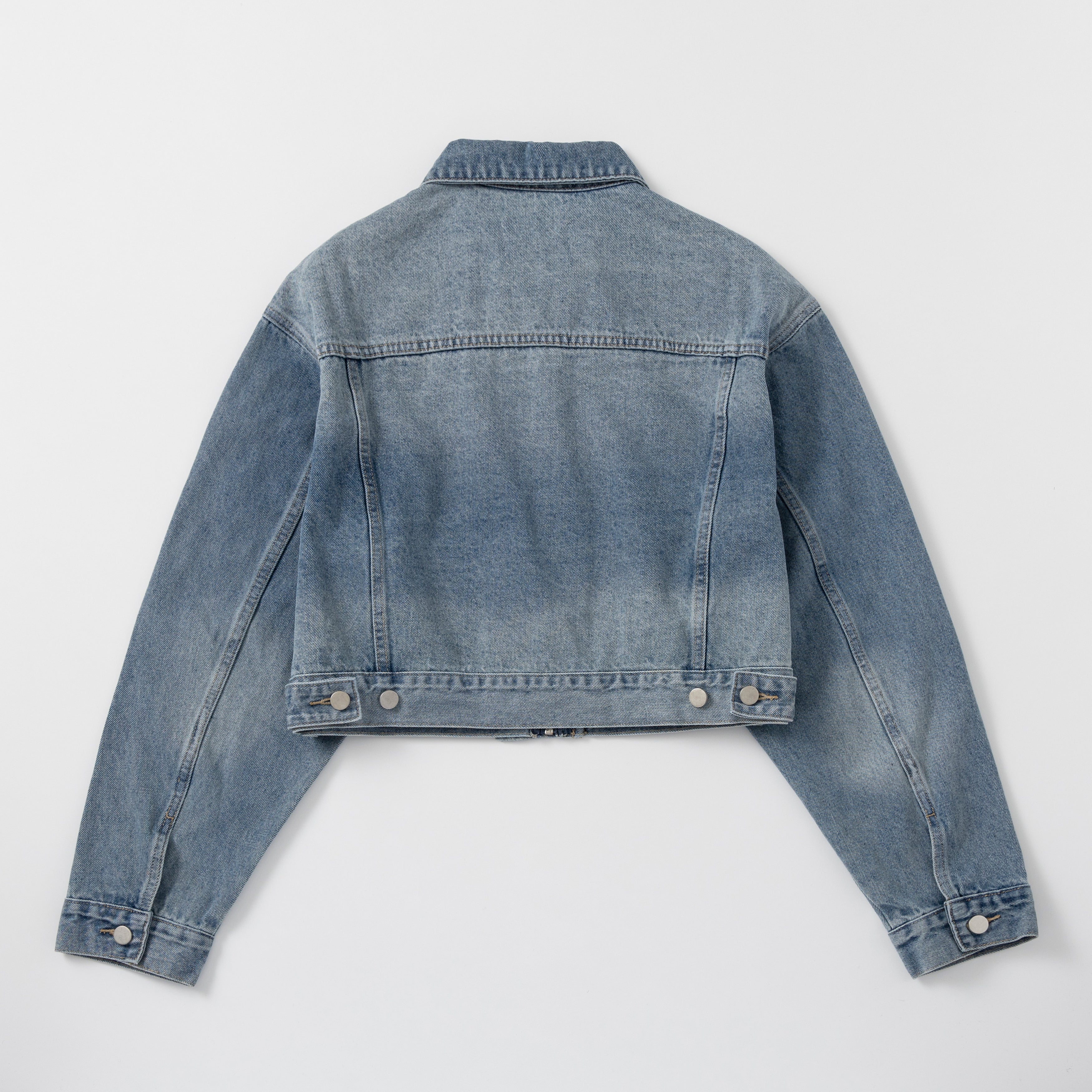 クロップドデニムジャケット