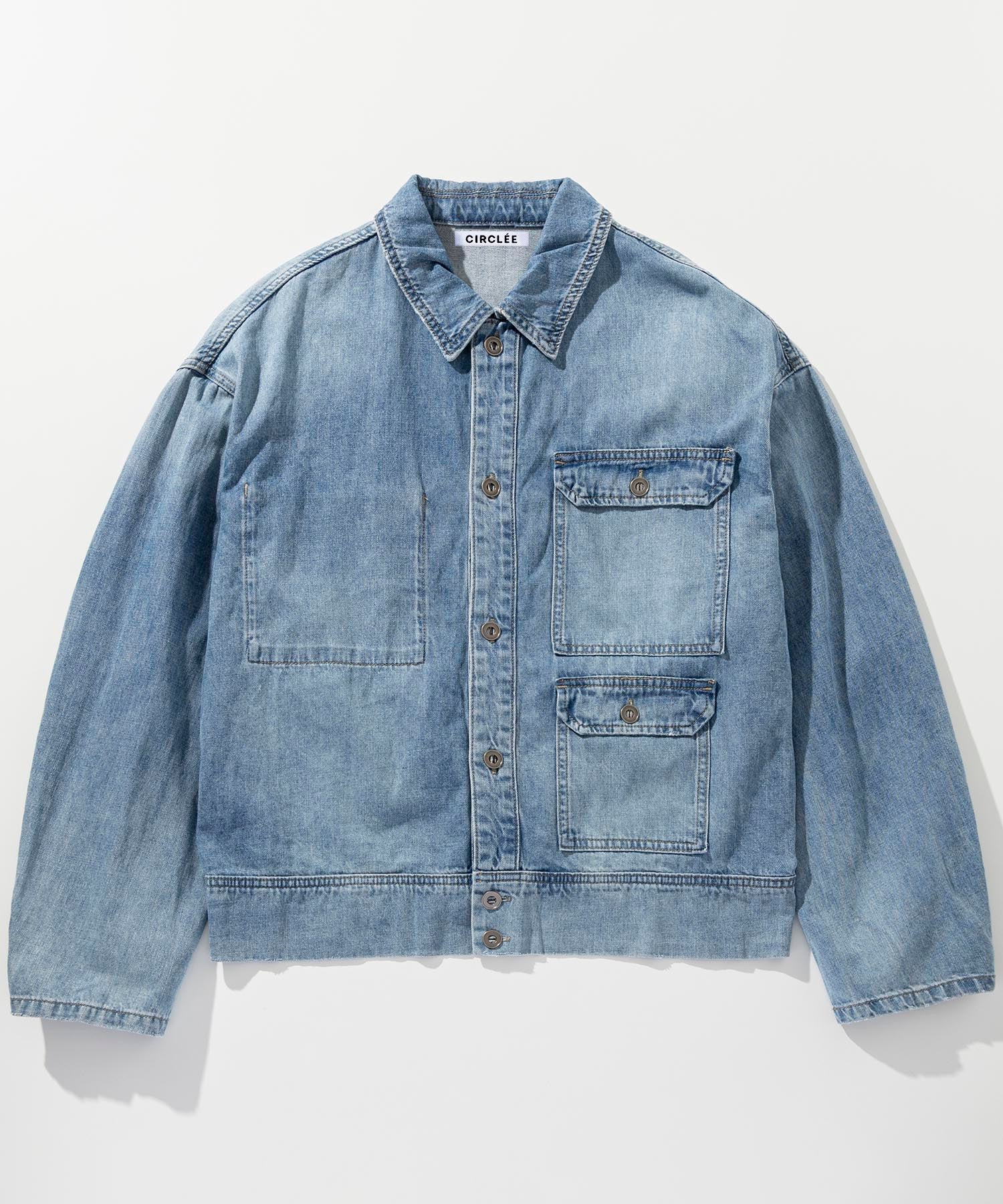 ウォッシュド ビッグシルエット デニムジャケット
