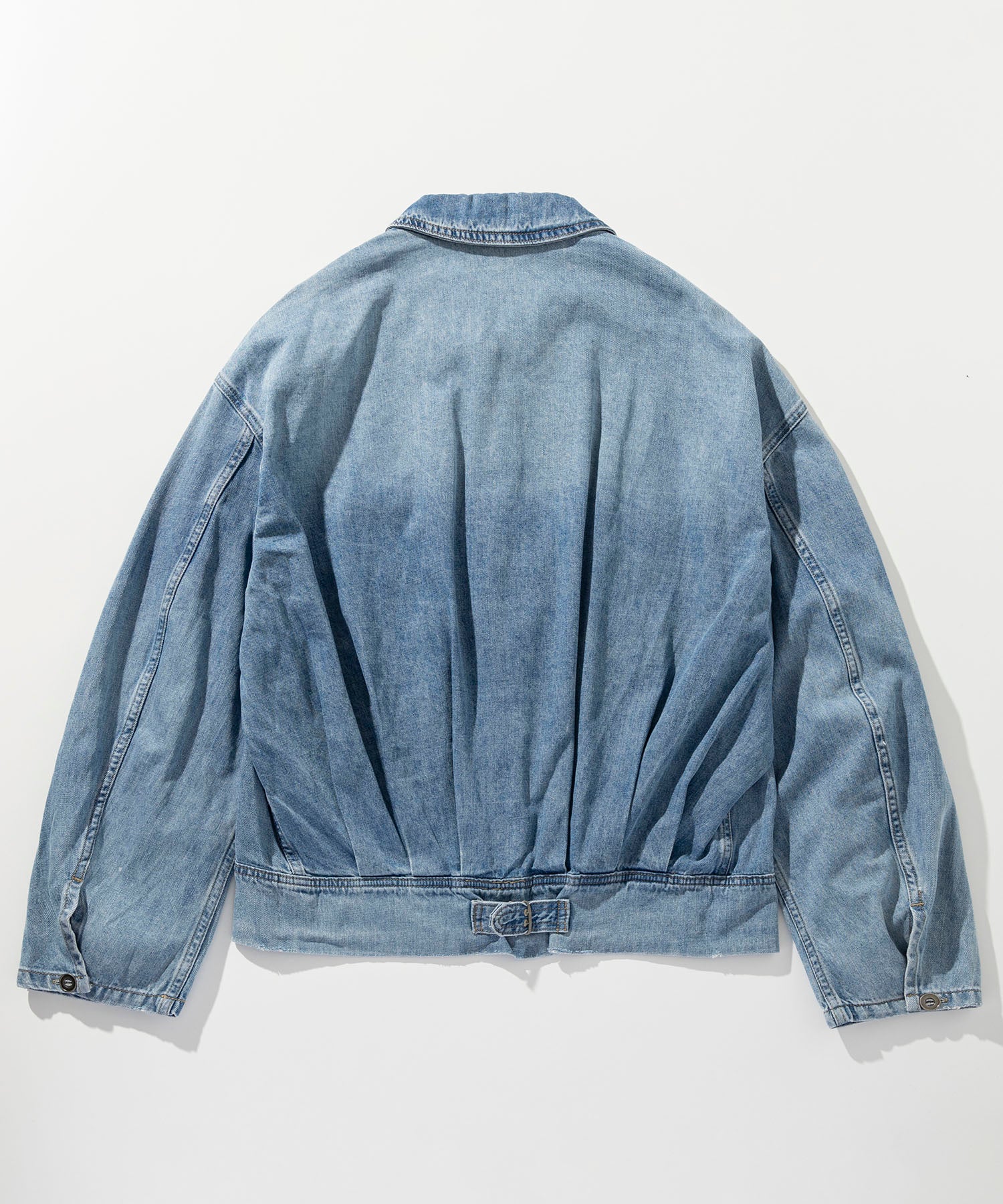 【12月上旬お届け予約商品】ウォッシュド ビッグシルエット デニムジャケット