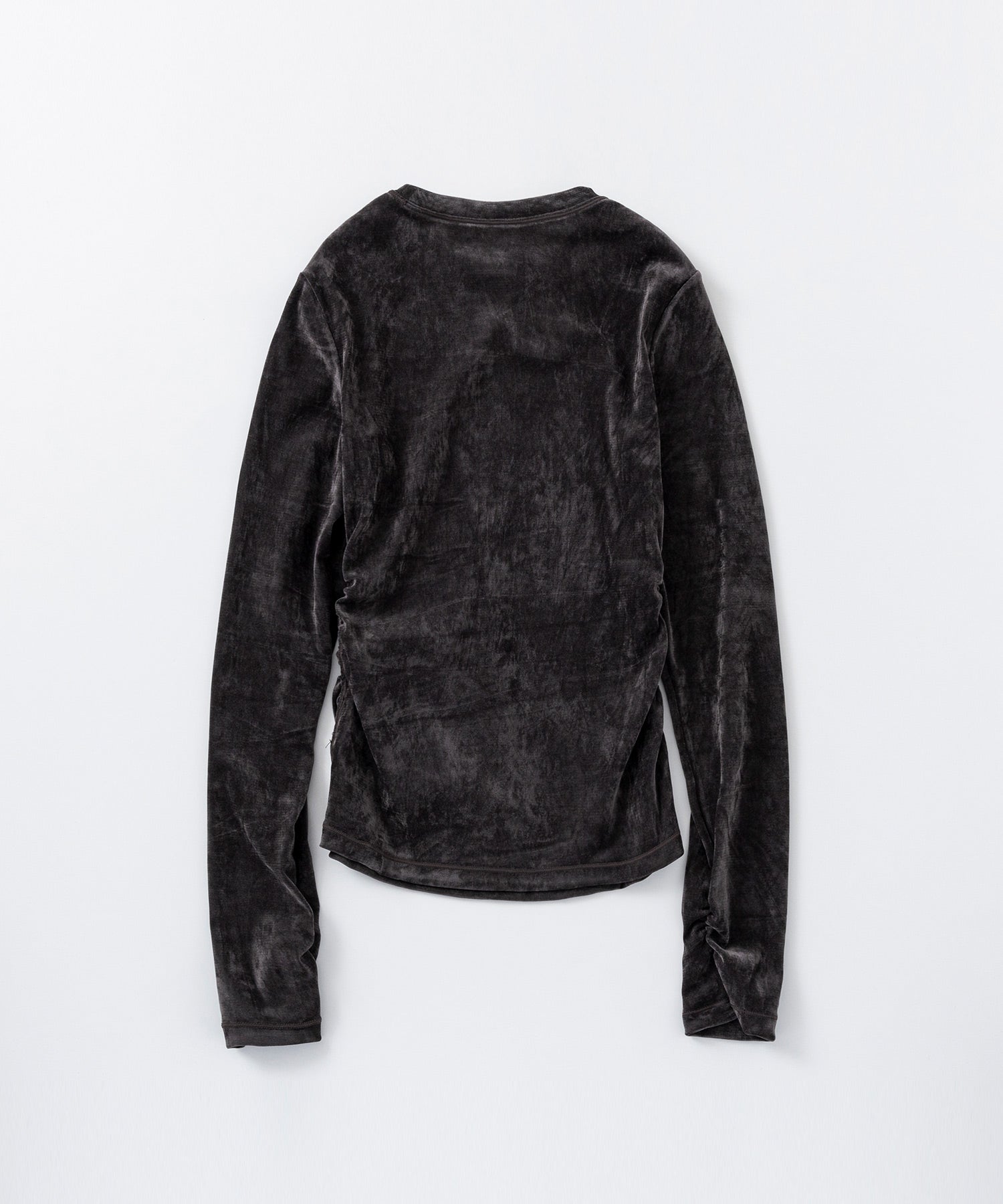 【3月中旬お届け予約商品】ロングスリーブ シアーベロアカットソー