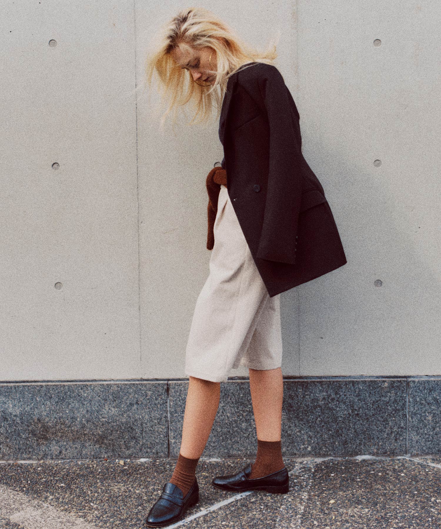 【12月上旬お届け予約商品】ウールブレンド ピークドラペルジャケット