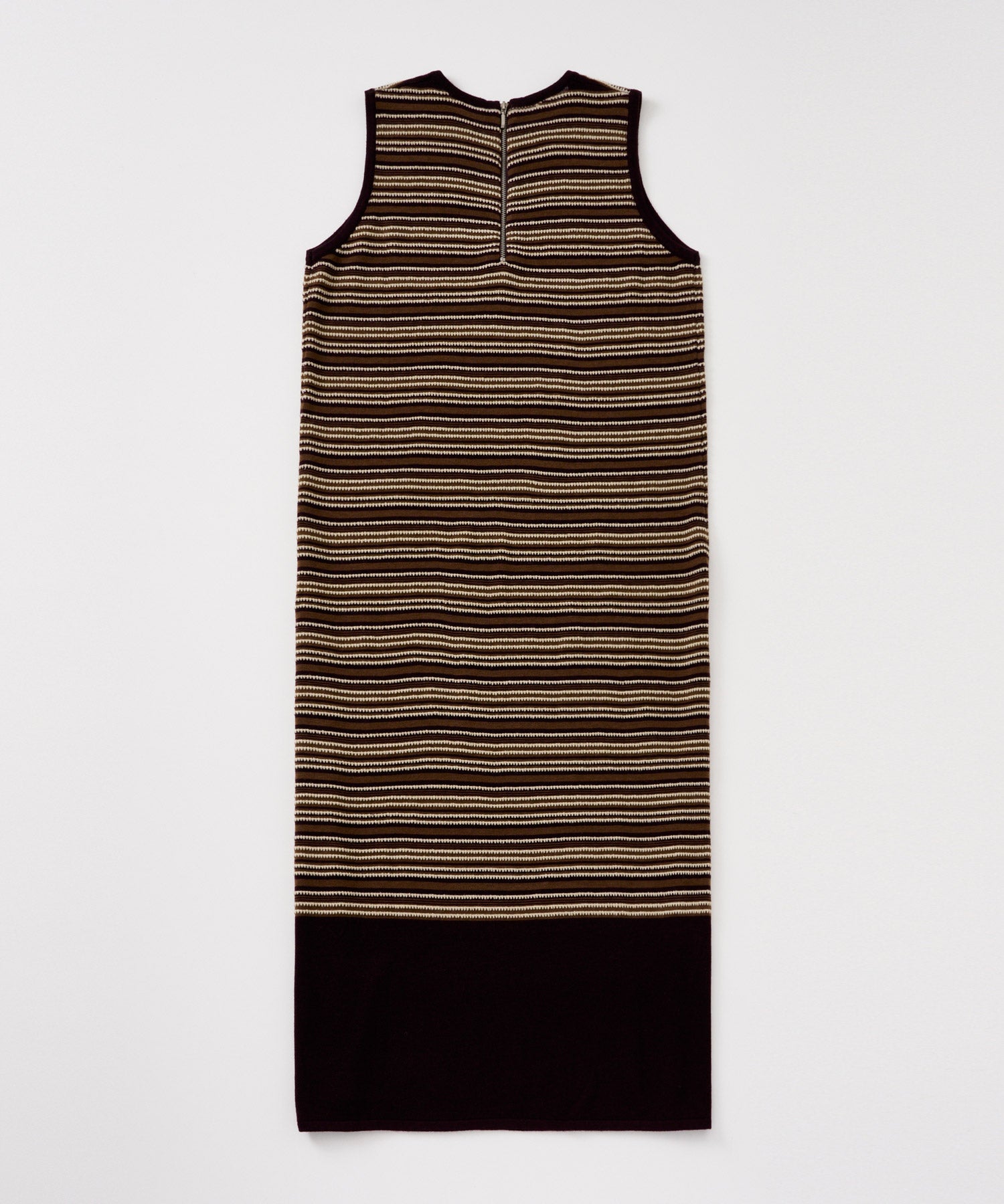 マルチボーダーニットワンピース