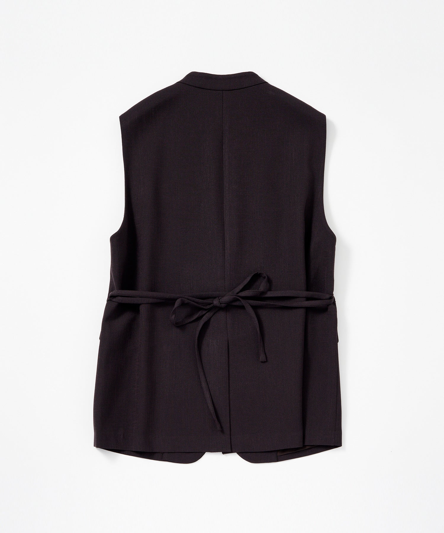 【3月中旬お届け予約商品】スタンドカラー ジレ