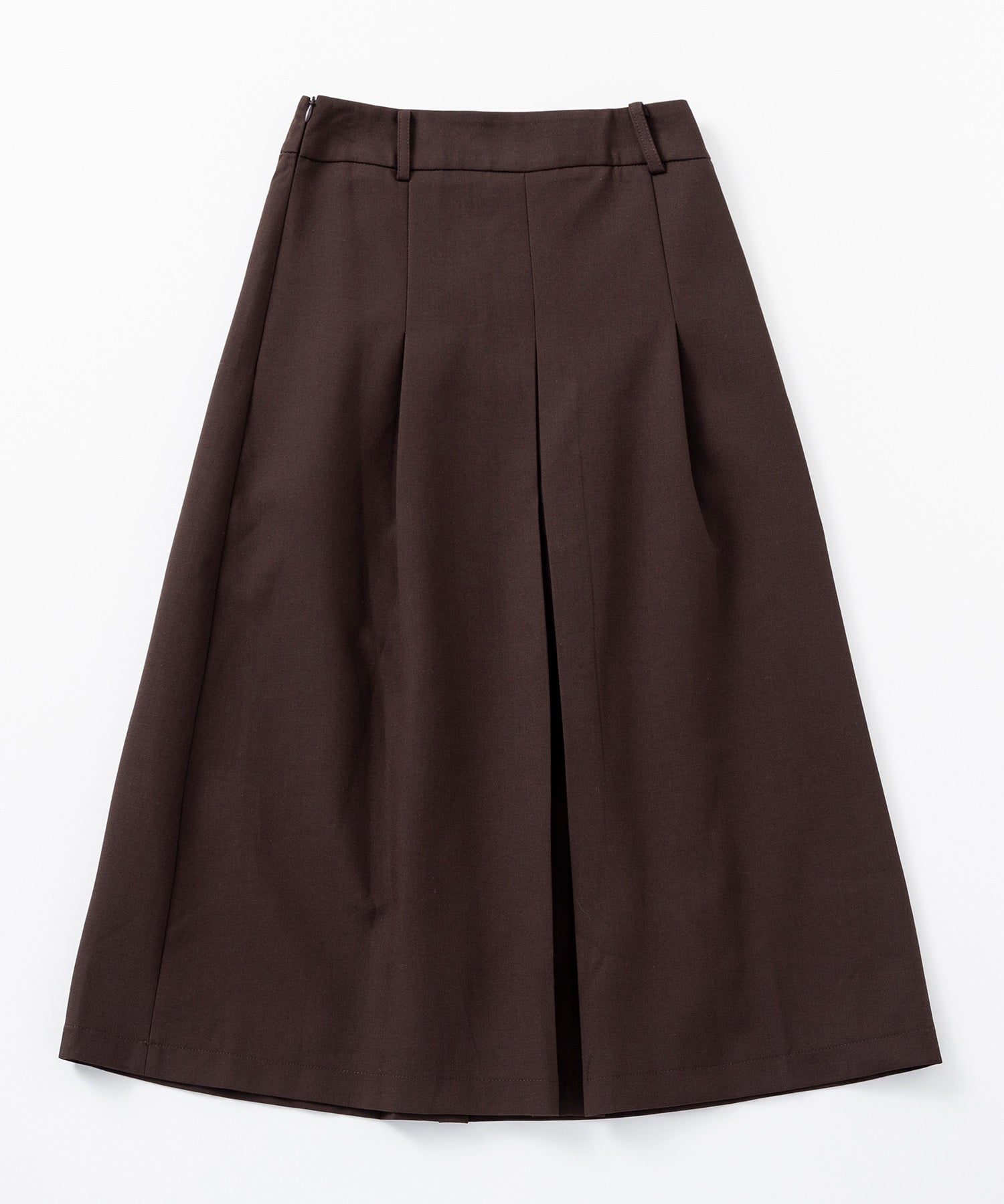 フレアセンタープリーツスカート