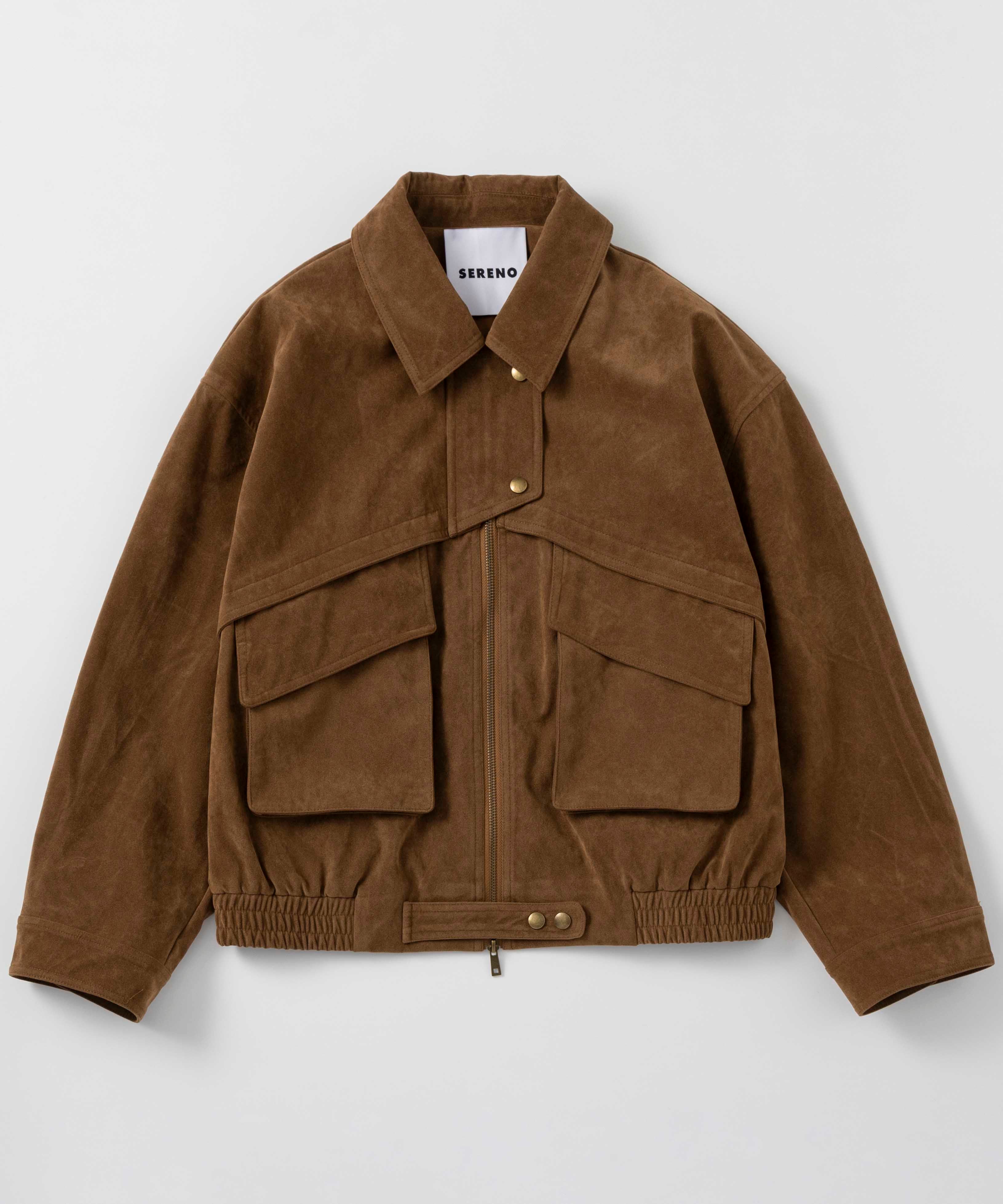 スエードライク ブルゾン