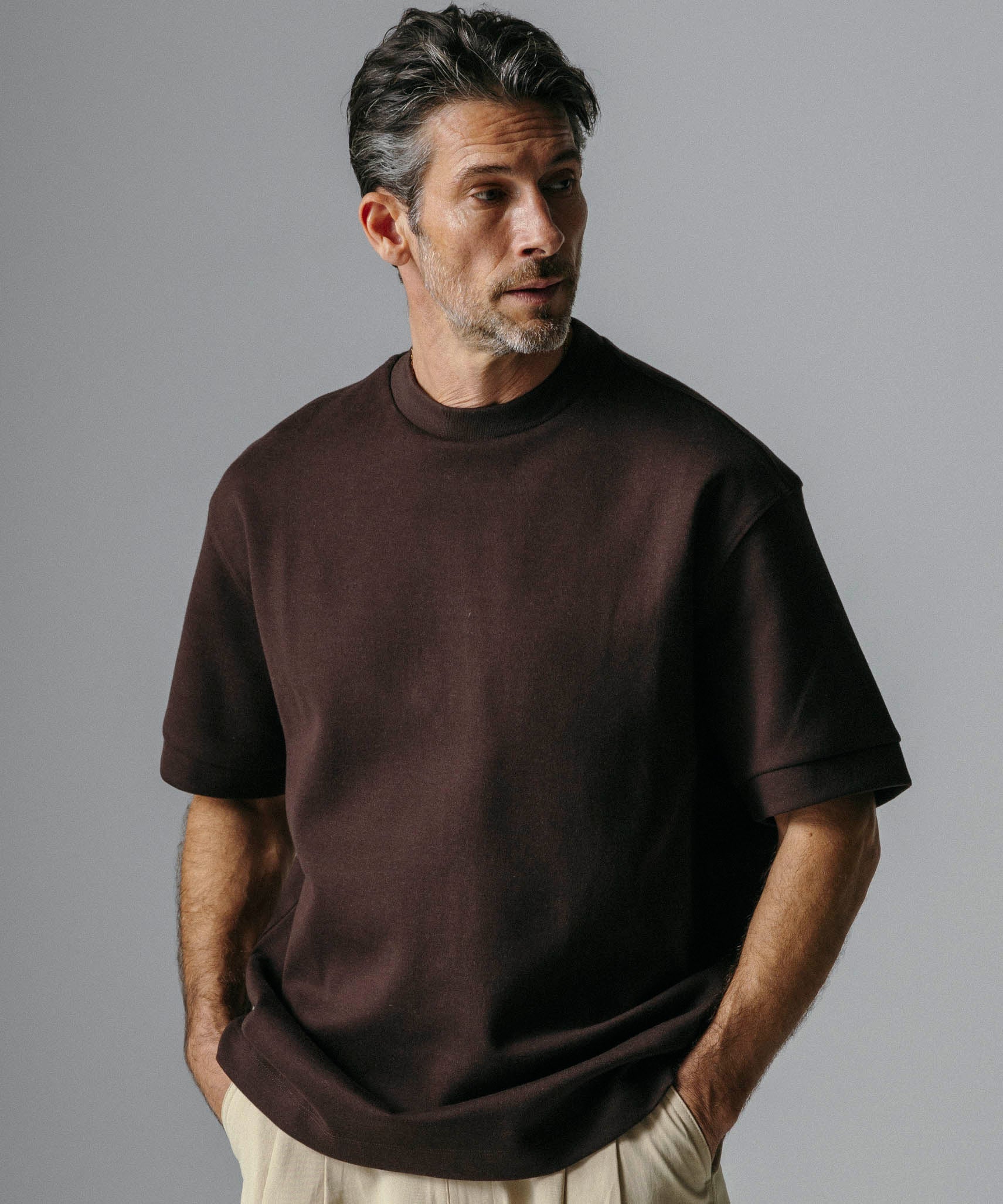 ダンボールニット オーバーサイズTシャツ