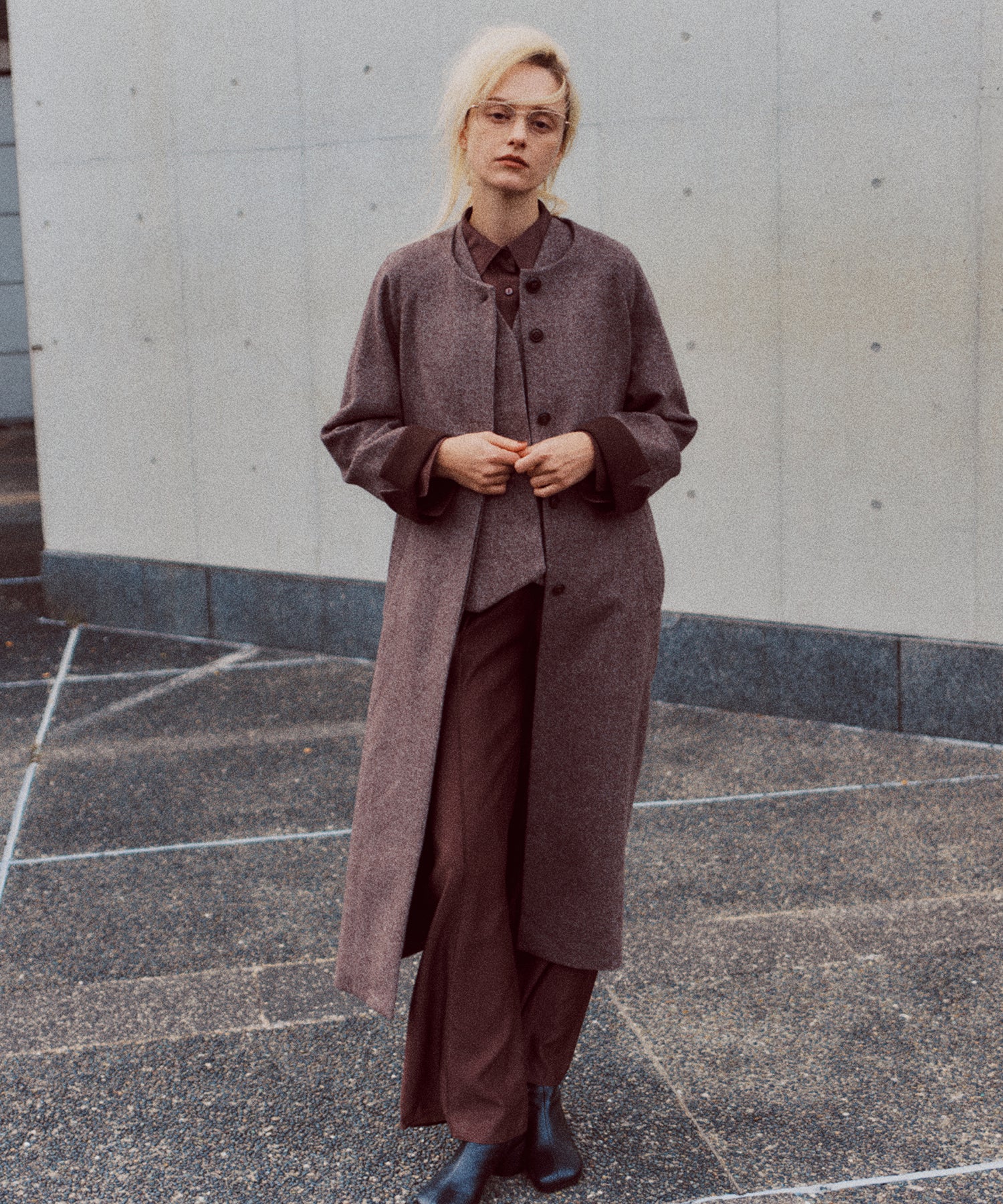 【3月中旬お届け予約商品】ヘリンボーン ウールジレ