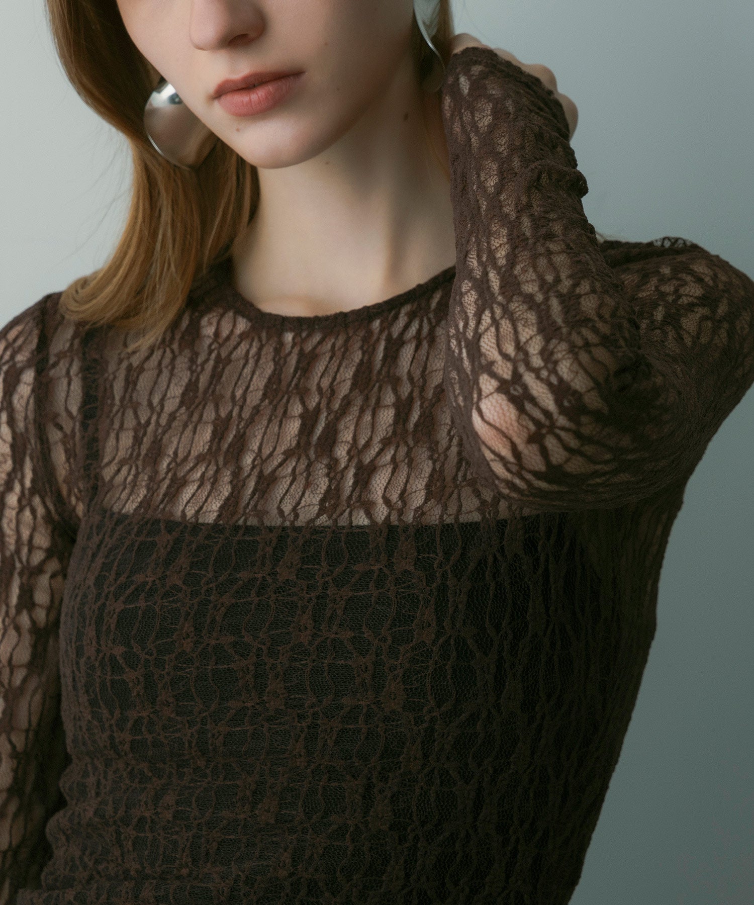 【12月上旬お届け予約商品】ロングスリーブレーストップス