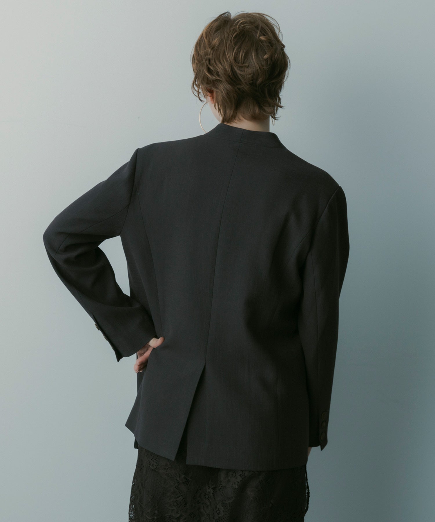 【3月中旬お届け予約商品】ノーカラージャケット