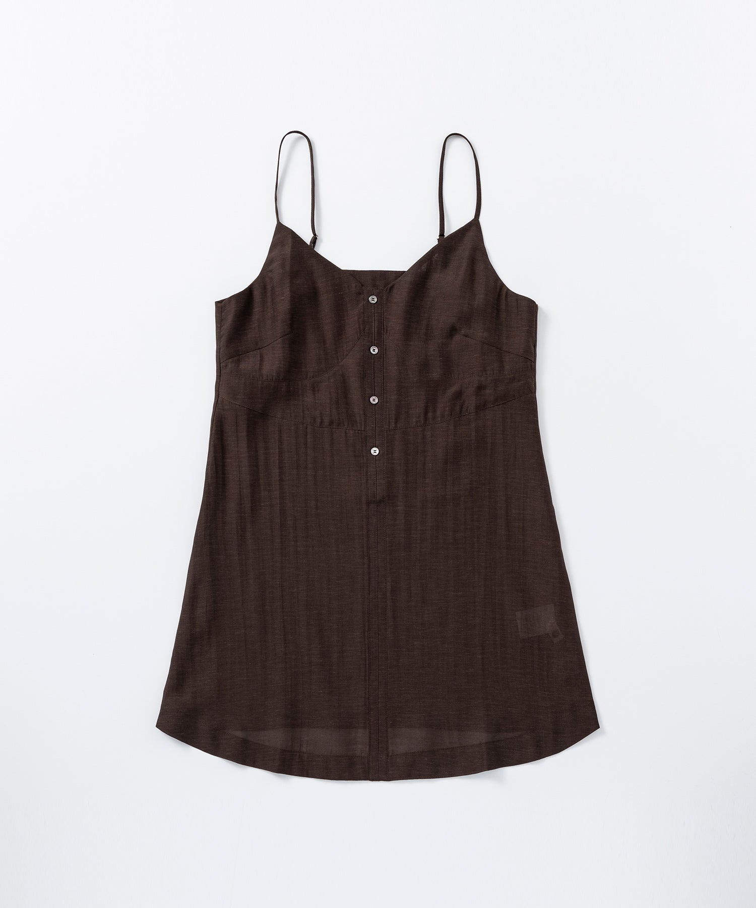 リネンブレンド キャミソールチュニック