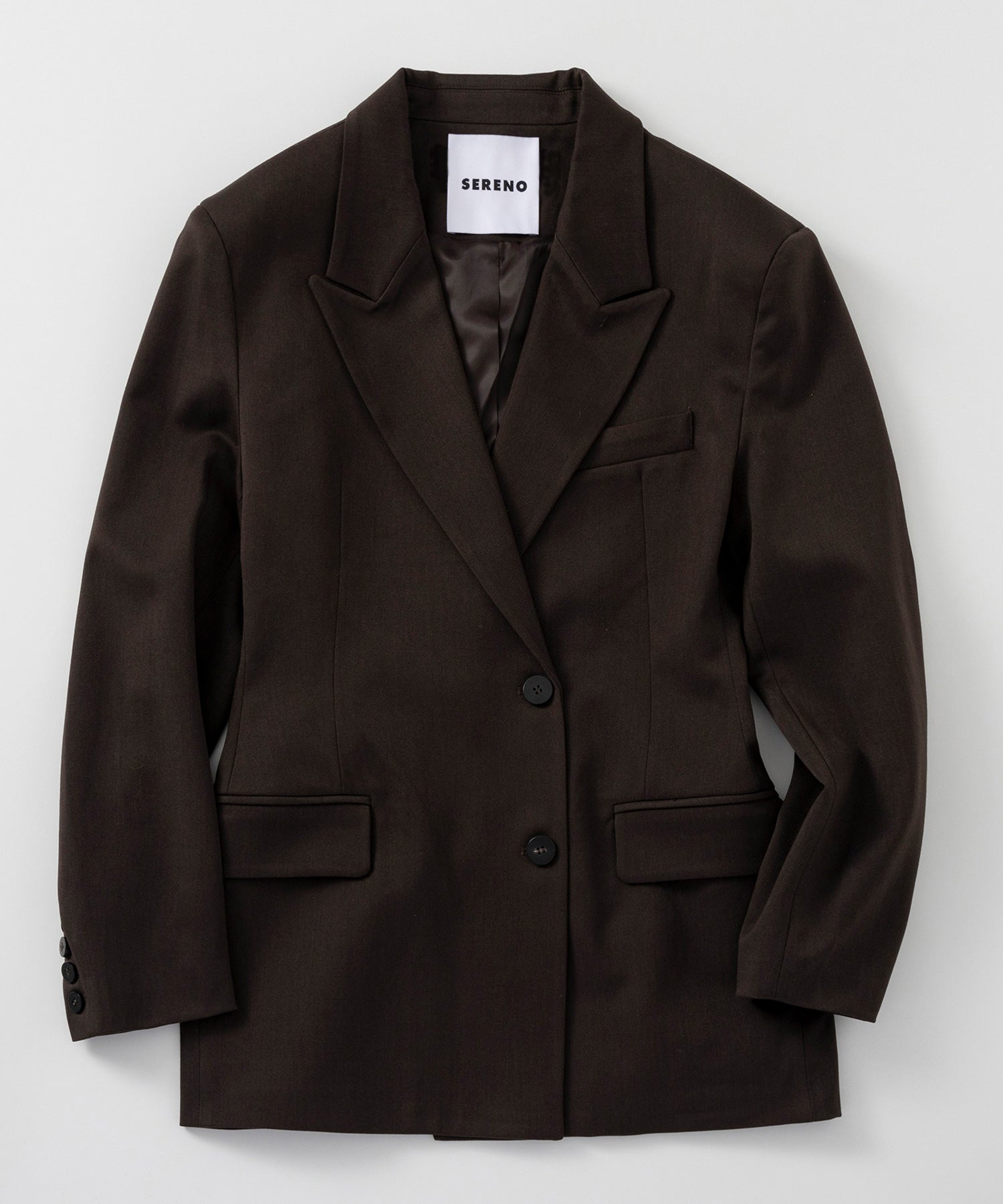 【12月上旬お届け予約商品】ウールブレンド ピークドラペルジャケット