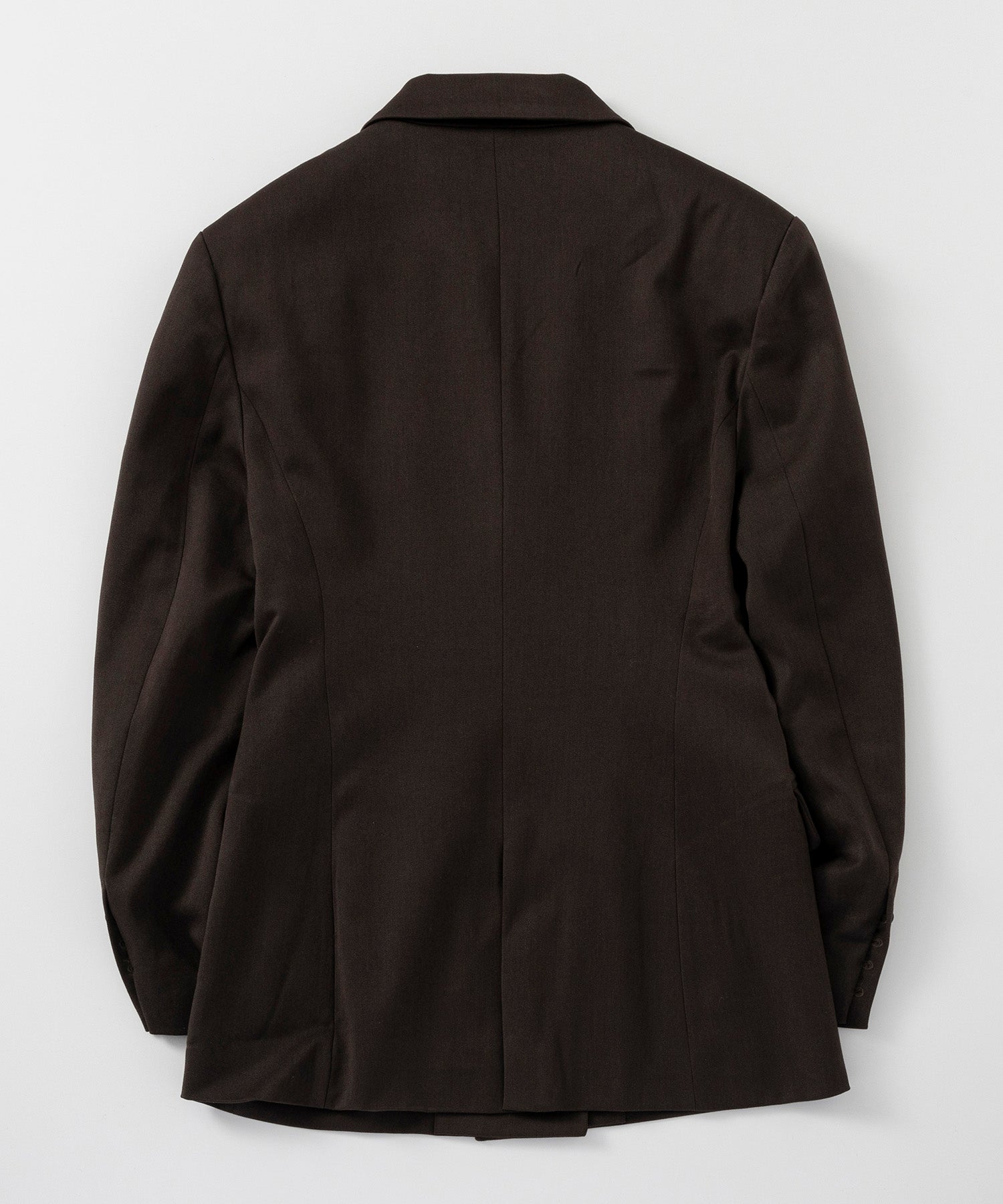 ウールブレンド ピークドラペルジャケット