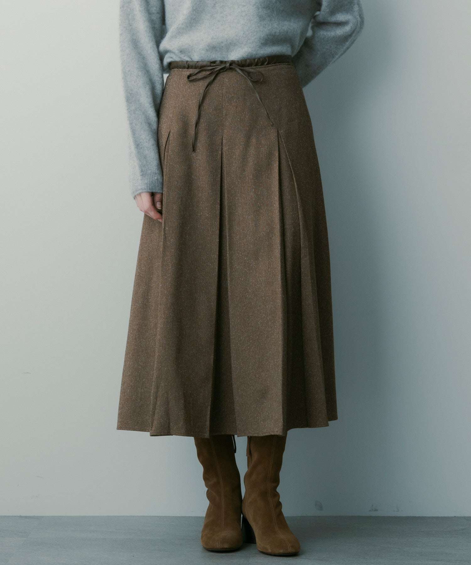 【12月上旬お届け予約商品】フレアプリーツスカート