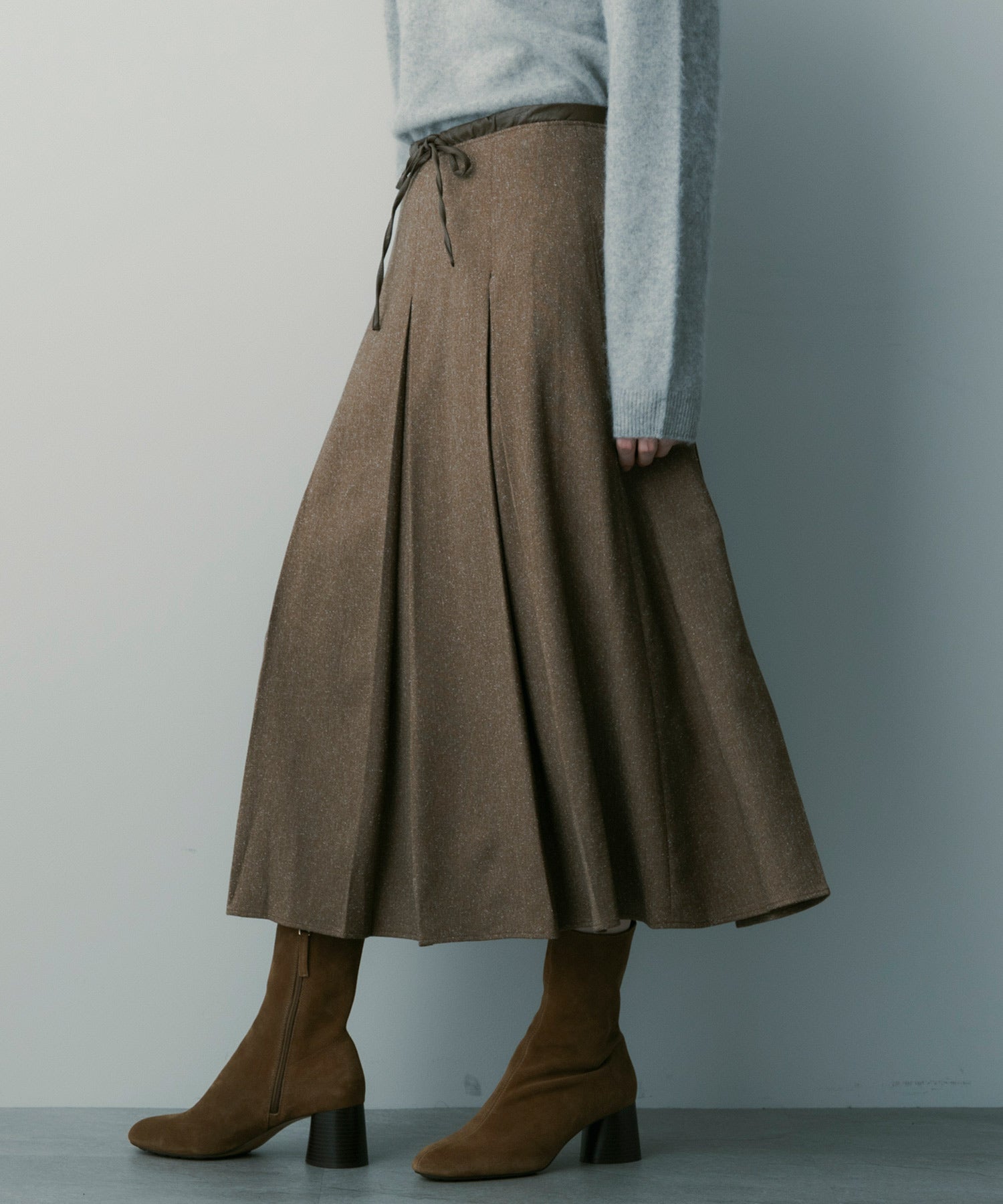 【12月上旬お届け予約商品】フレアプリーツスカート