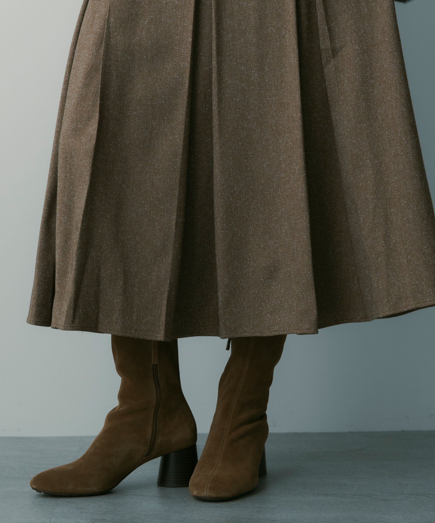 【12月上旬お届け予約商品】フレアプリーツスカート