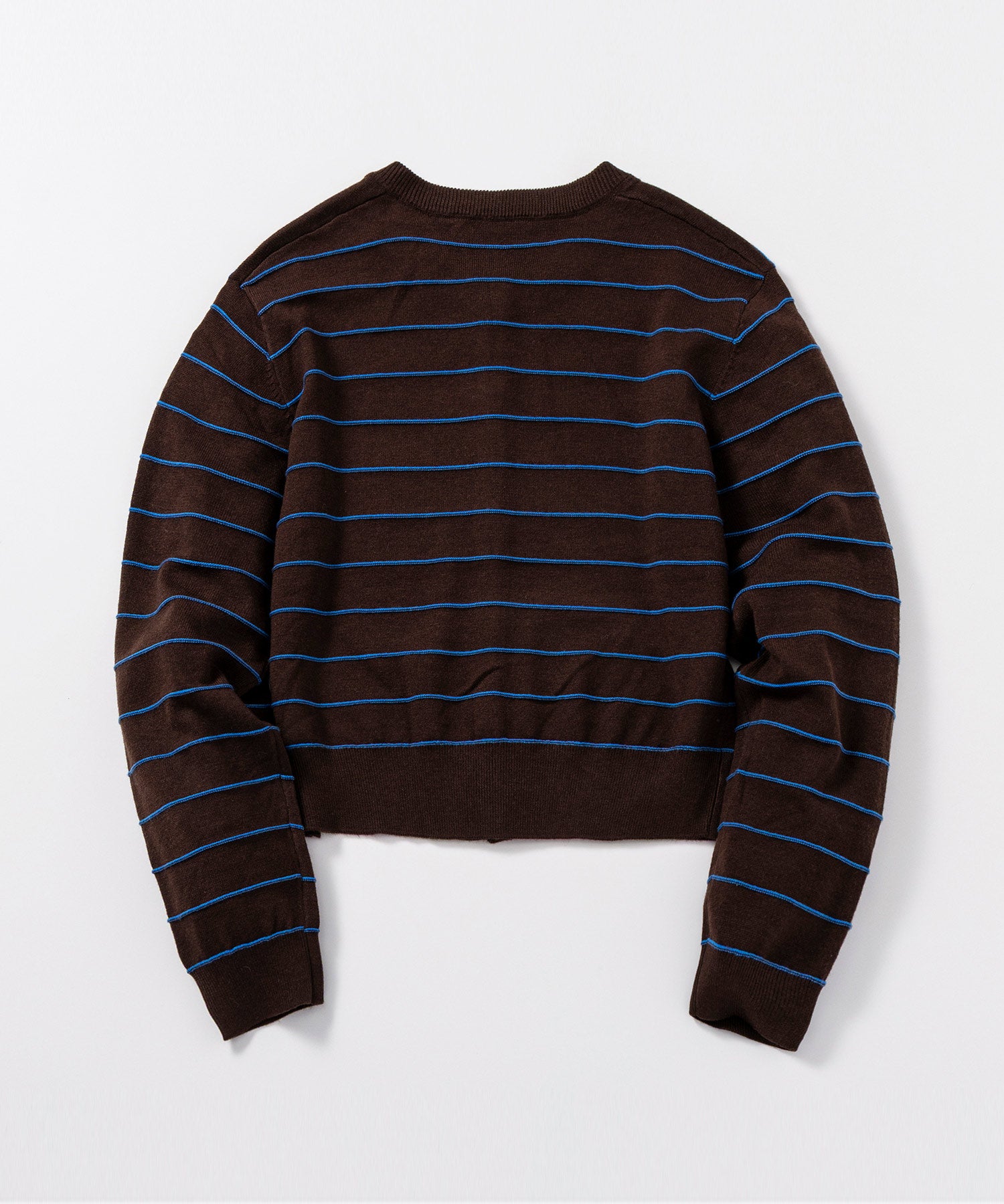 ボーダーニットカーディガン