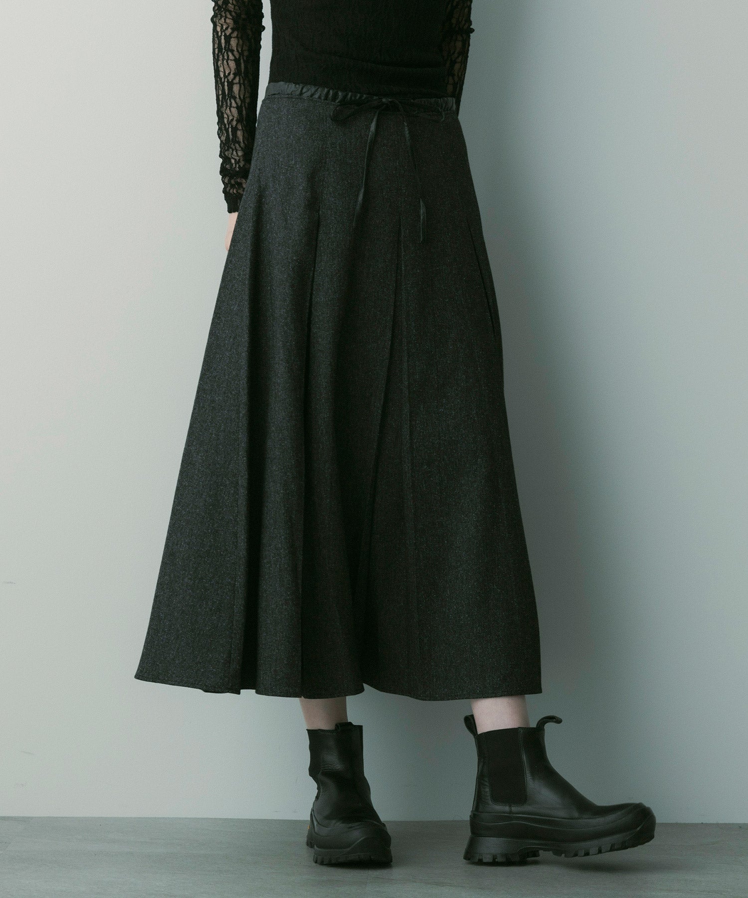 【12月上旬お届け予約商品】フレアプリーツスカート