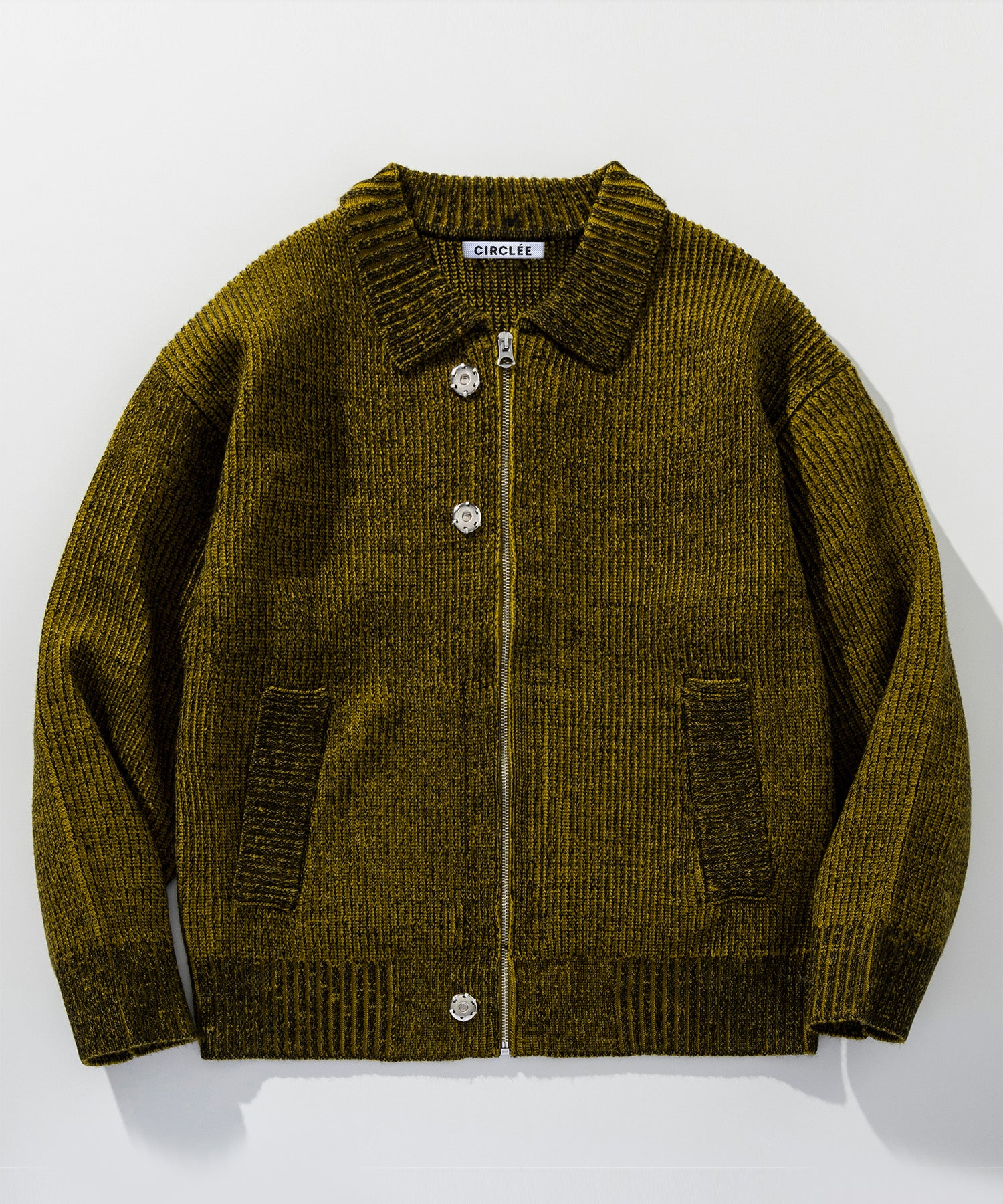 【12月上旬お届け予約商品】襟付きジップアップブルゾン