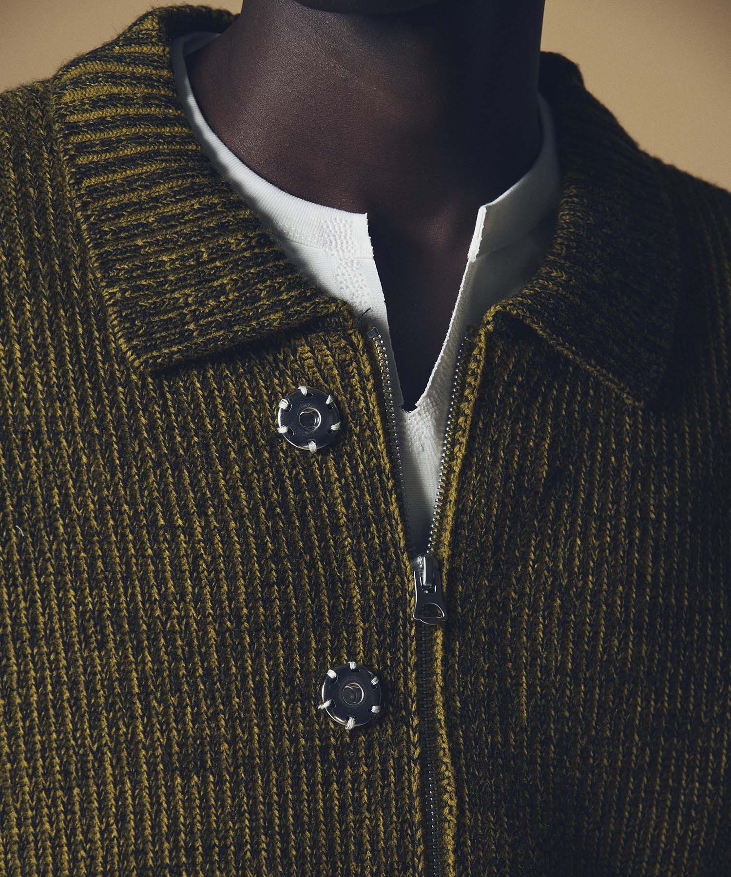 【12月上旬お届け予約商品】襟付きジップアップブルゾン