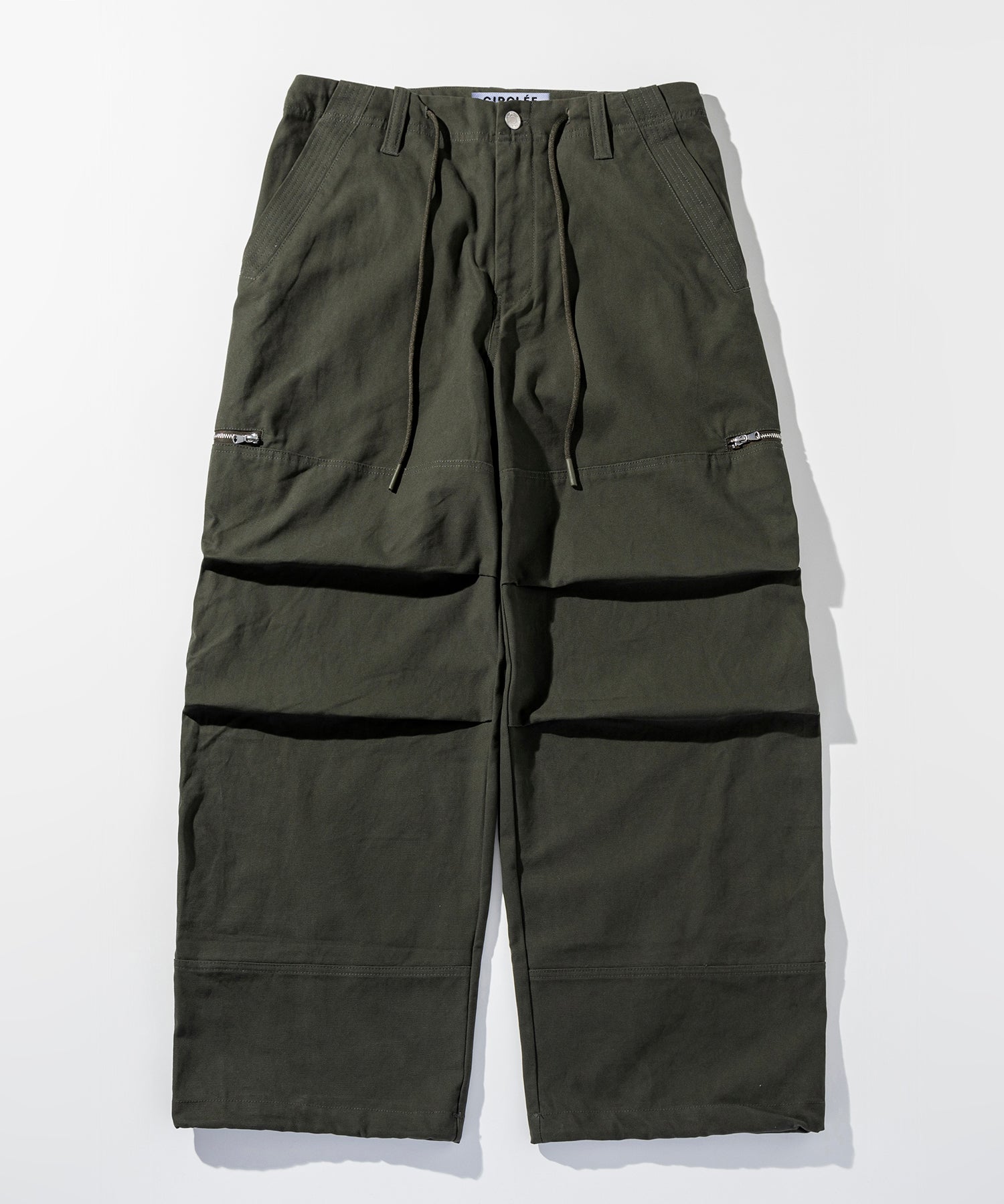 ワイドストレート カーゴパンツ