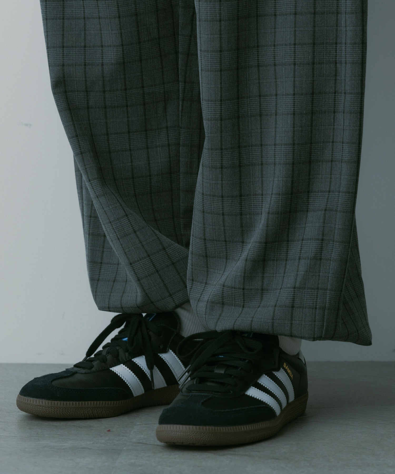 イージーチェックパンツ