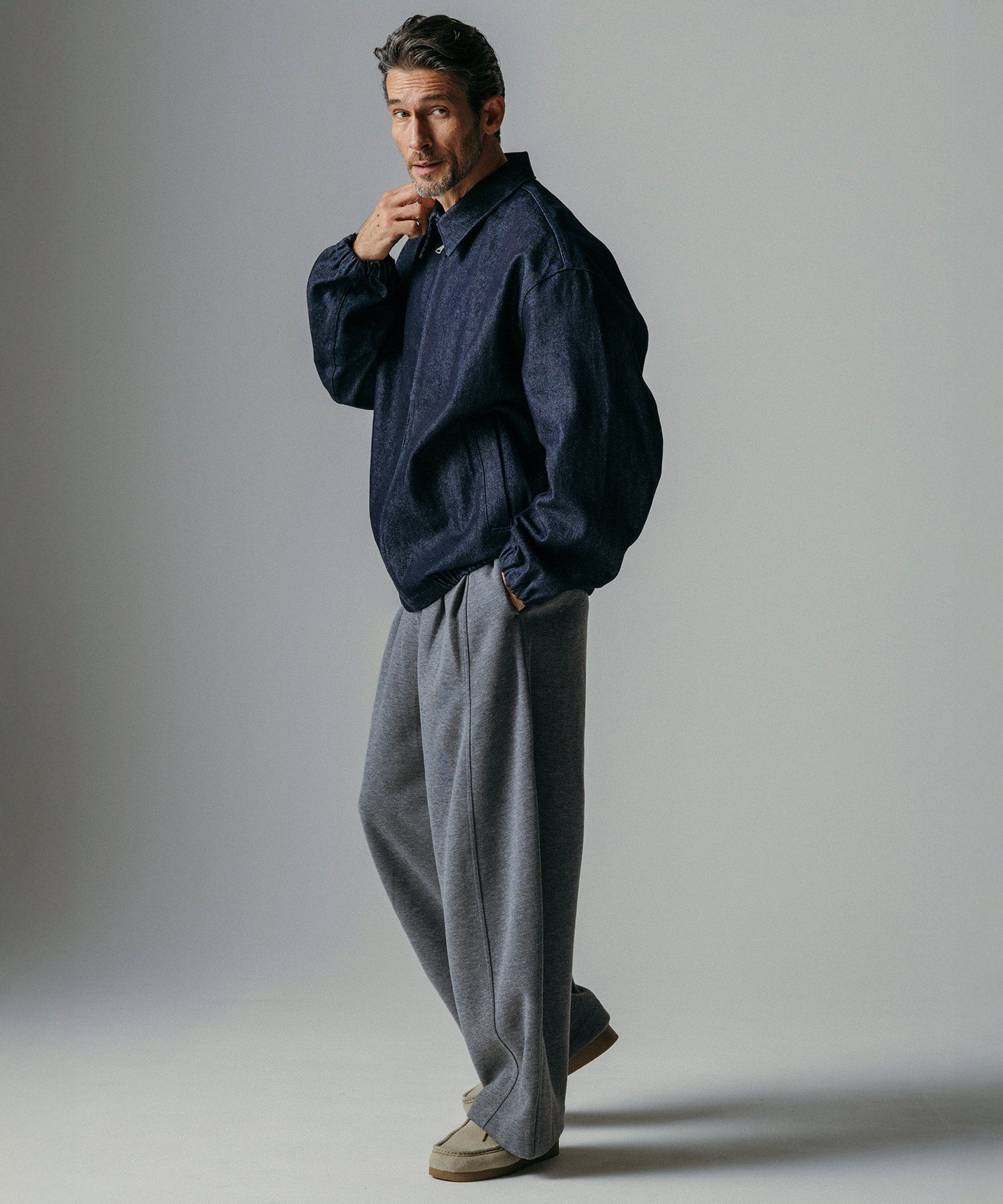 リラックスワイドパンツ