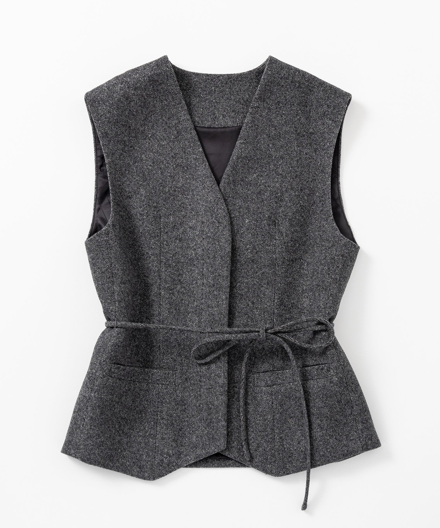 【3月中旬お届け予約商品】ヘリンボーン ウールジレ