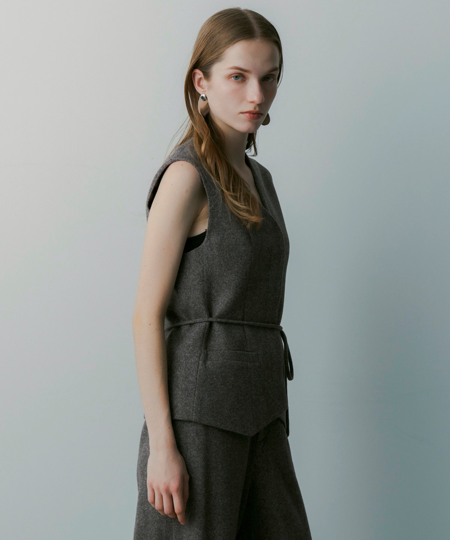 【3月中旬お届け予約商品】ヘリンボーン ウールジレ