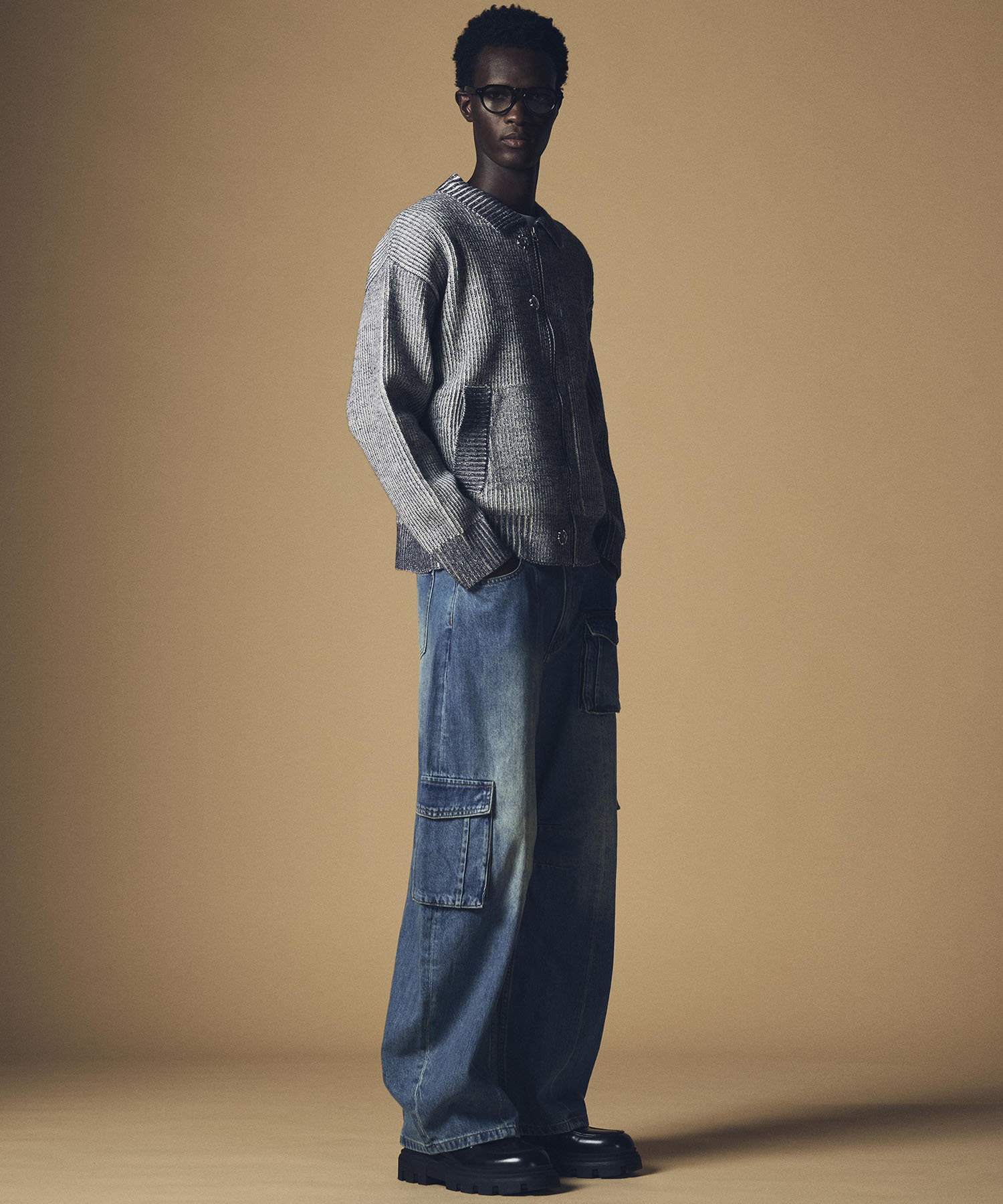 【12月上旬お届け予約商品】襟付きジップアップブルゾン