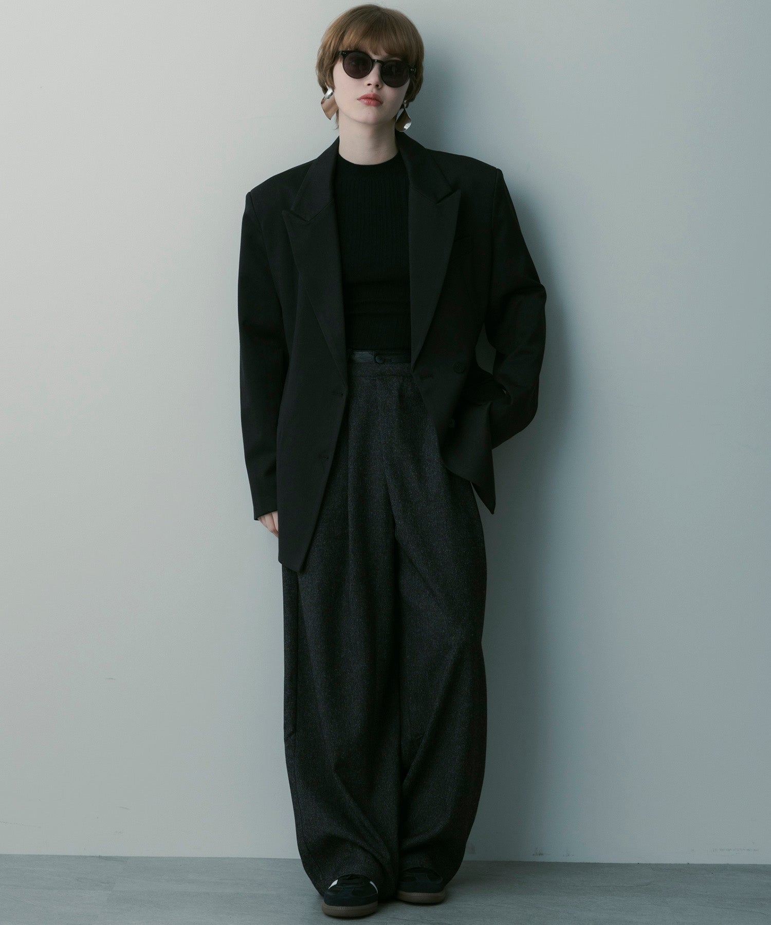 【12月上旬お届け予約商品】ウールブレンド ピークドラペルジャケット
