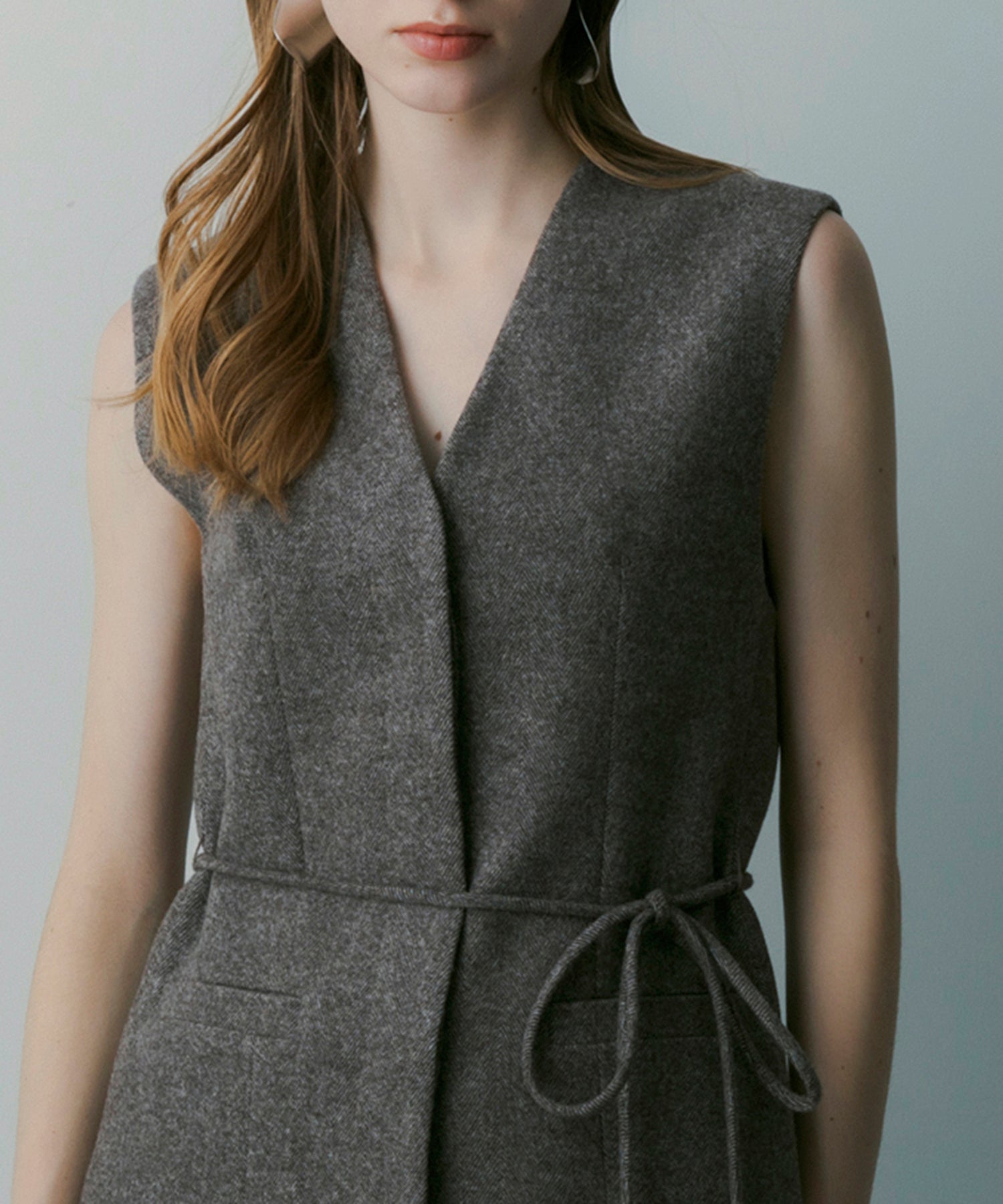 【3月中旬お届け予約商品】ヘリンボーン ウールジレ