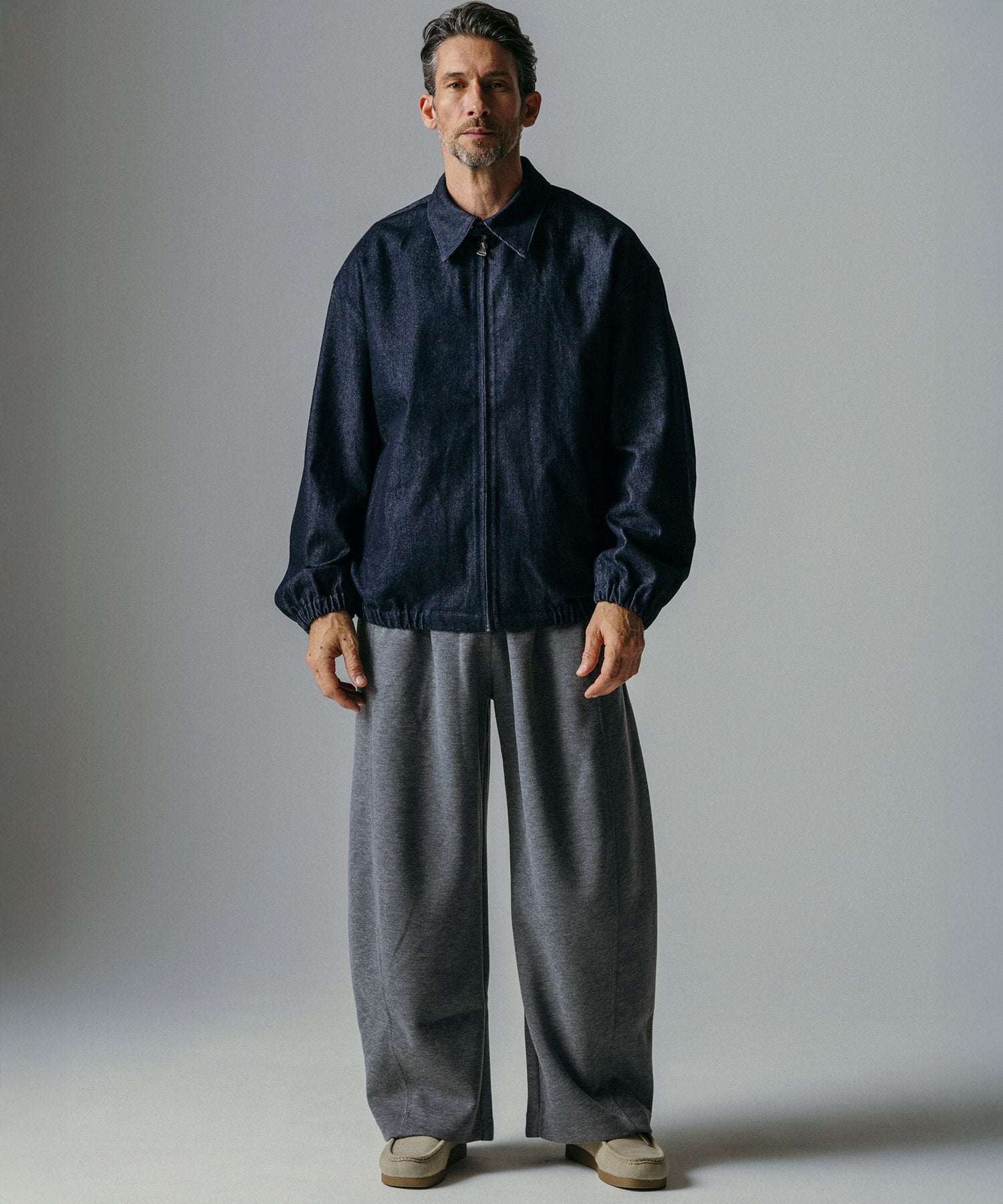 リラックスワイドパンツ