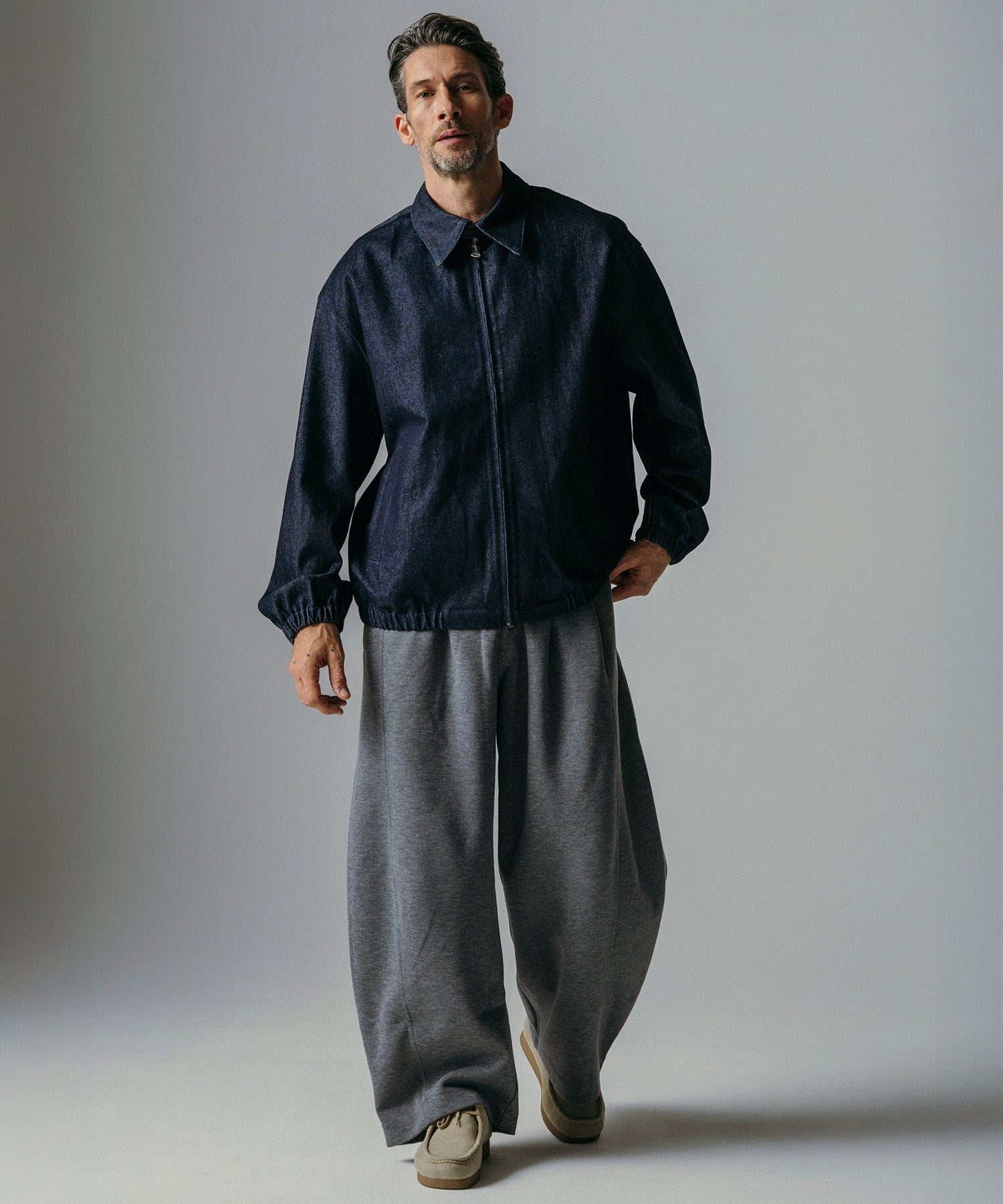 リラックスワイドパンツ