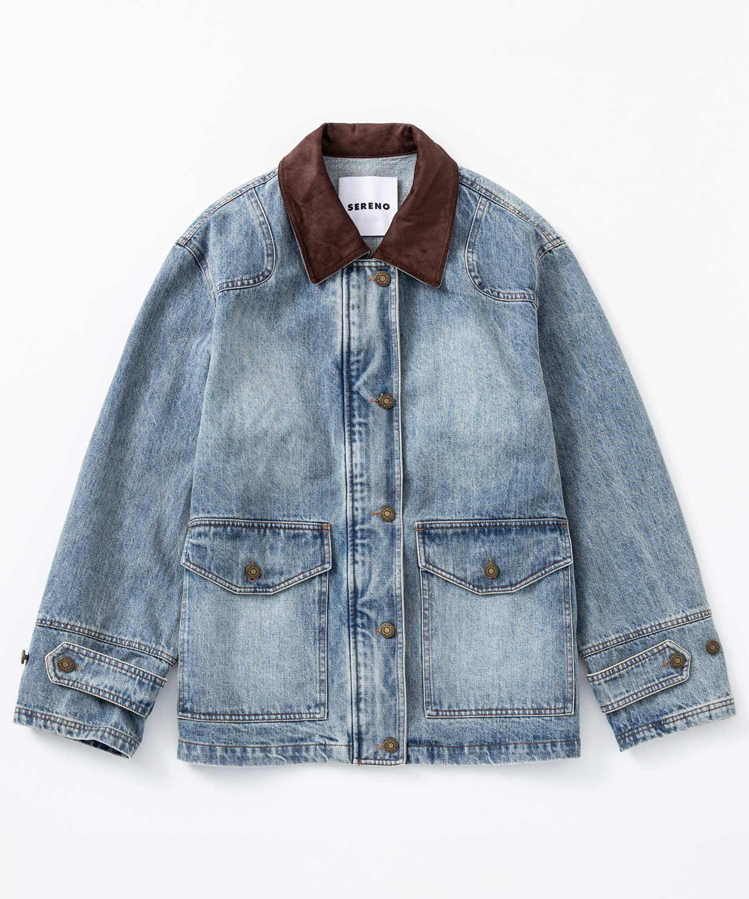 【12月上旬お届け予約商品】ヴィンテージウォッシュデニムジャケット