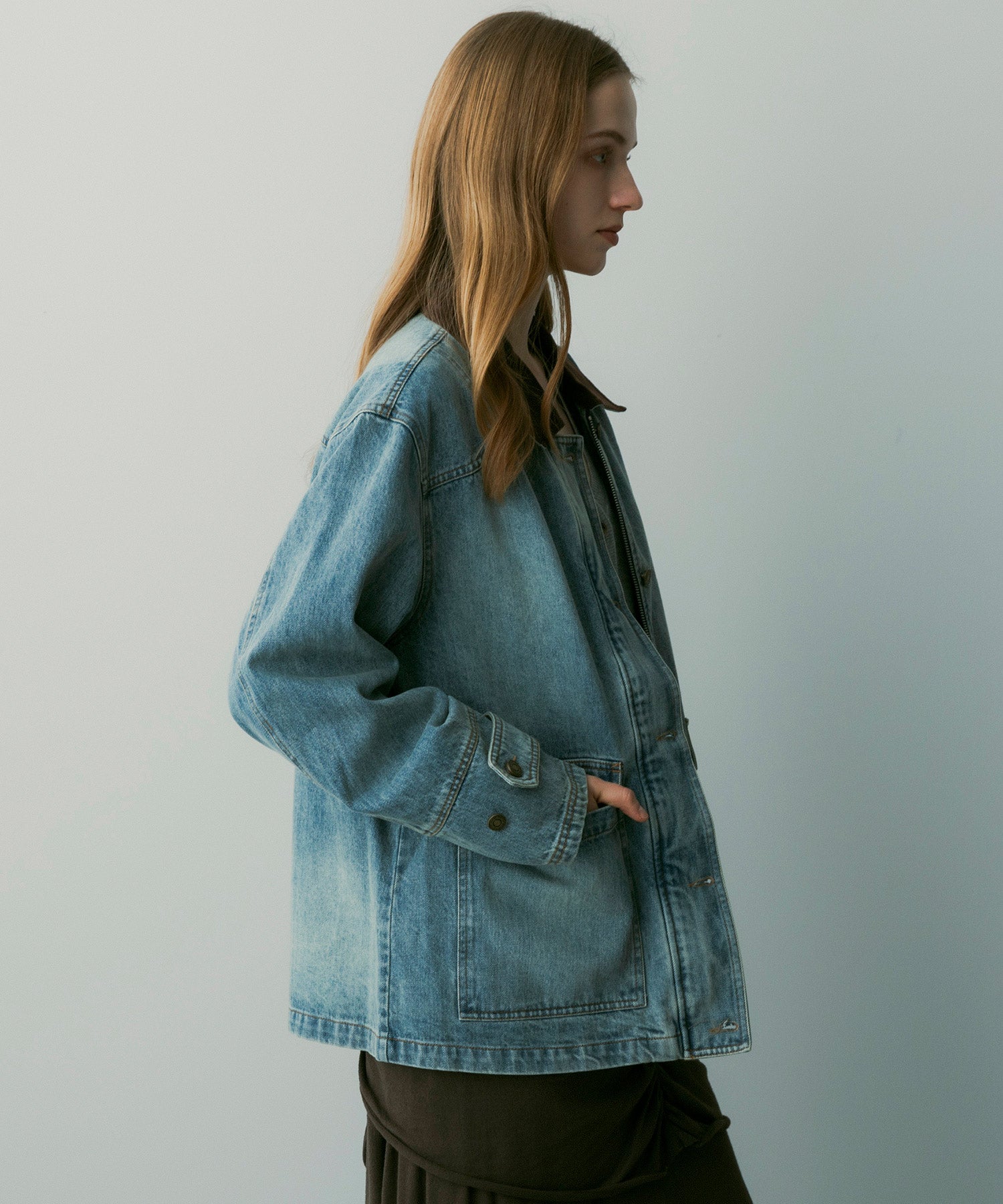 【12月上旬お届け予約商品】ヴィンテージウォッシュデニムジャケット