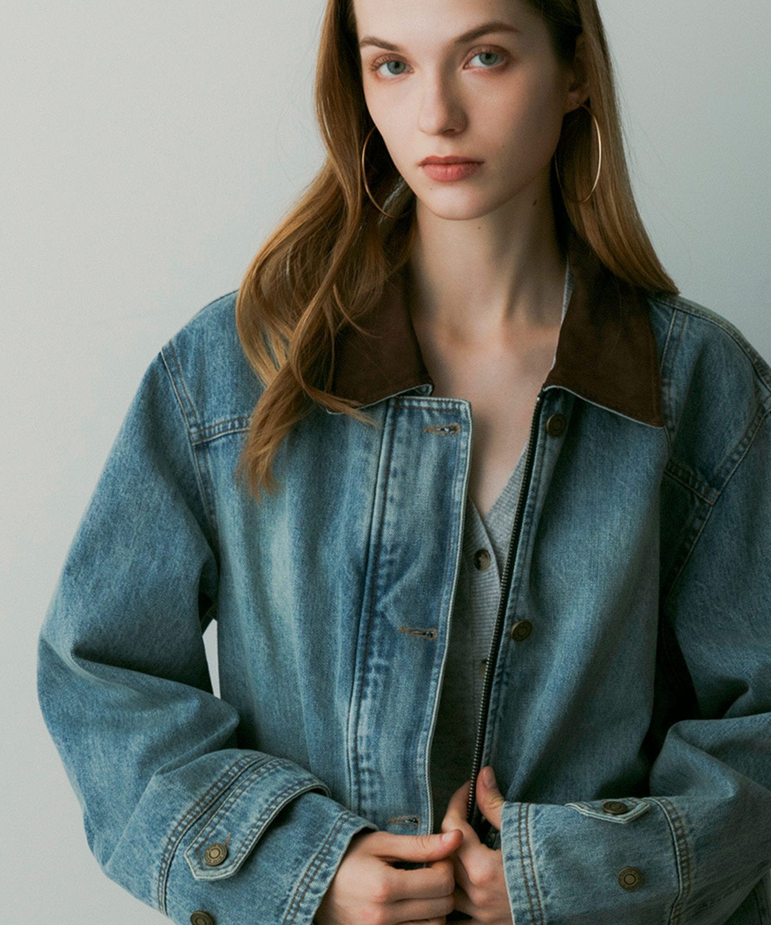 【12月上旬お届け予約商品】ヴィンテージウォッシュデニムジャケット