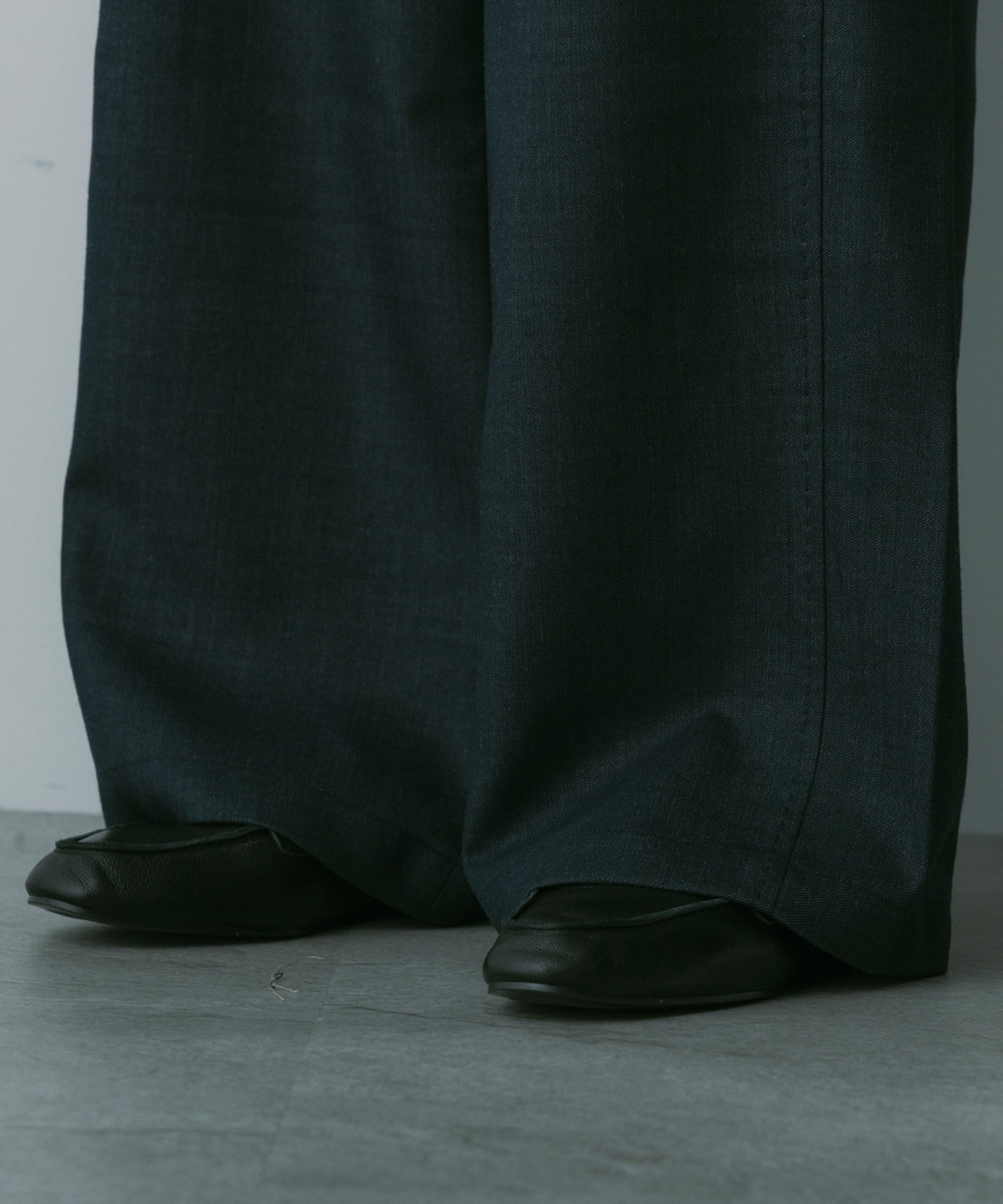 【3月中旬お届け予約商品】ウールブレンド イージーパンツ