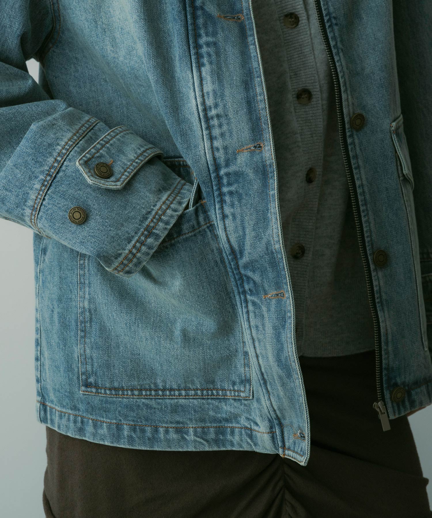 【12月上旬お届け予約商品】ヴィンテージウォッシュデニムジャケット